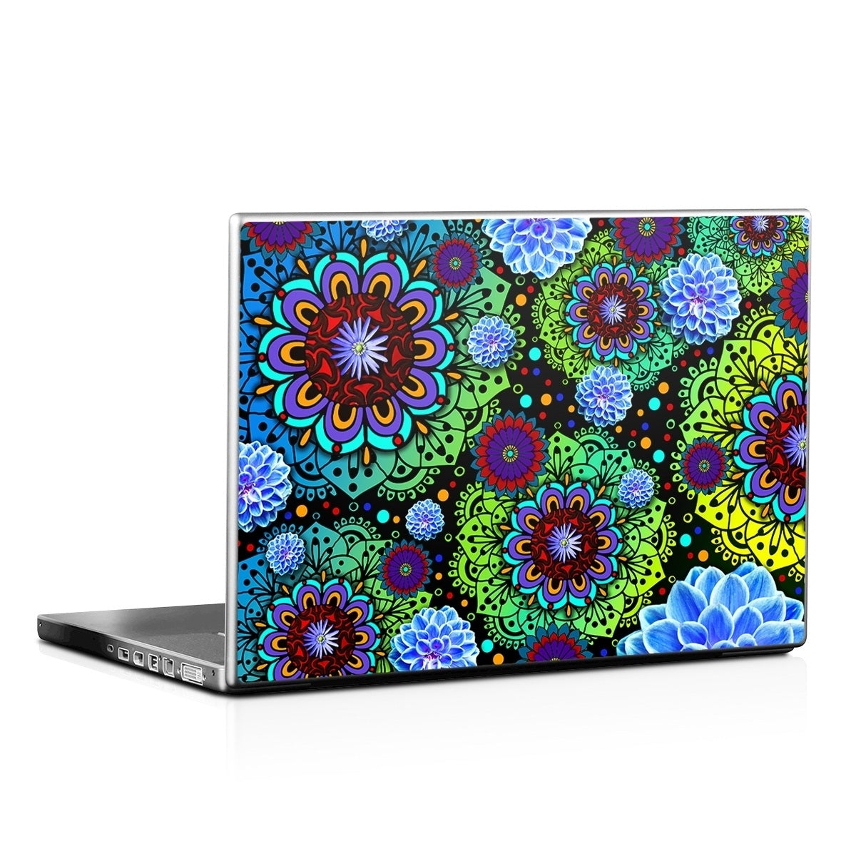 Funky Floratopia - Laptop Lid Skin