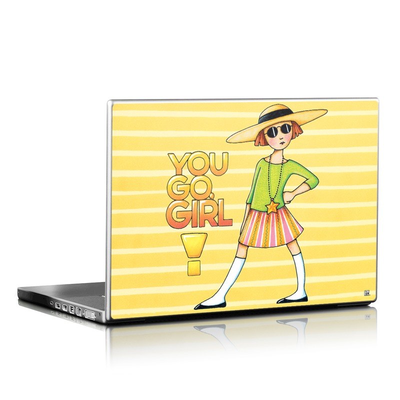 You Go Girl - Laptop Lid Skin