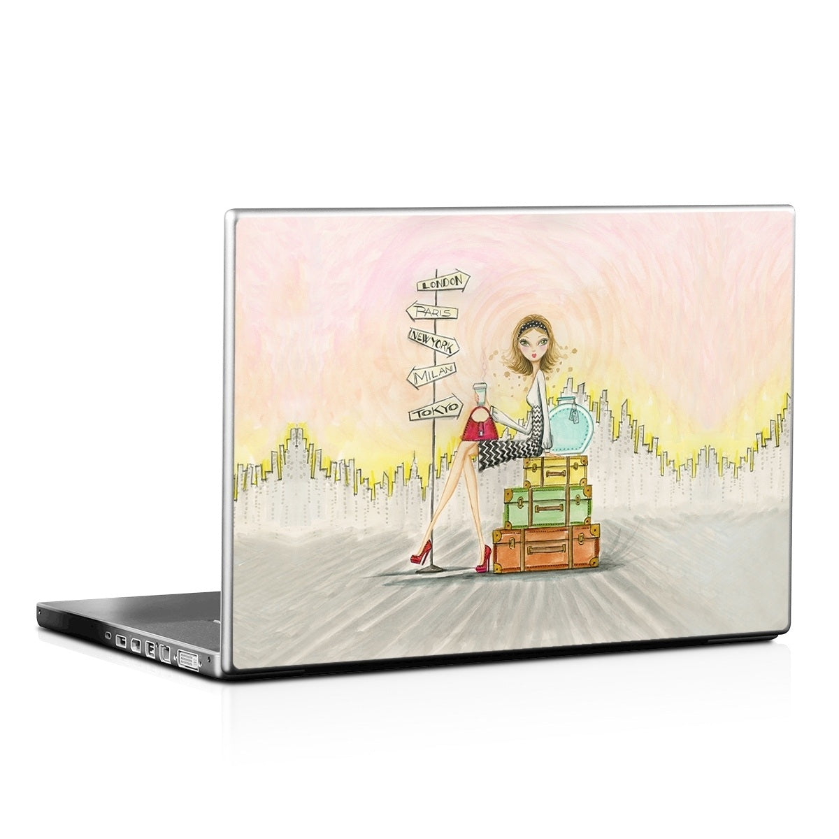 The Jet Setter - Laptop Lid Skin