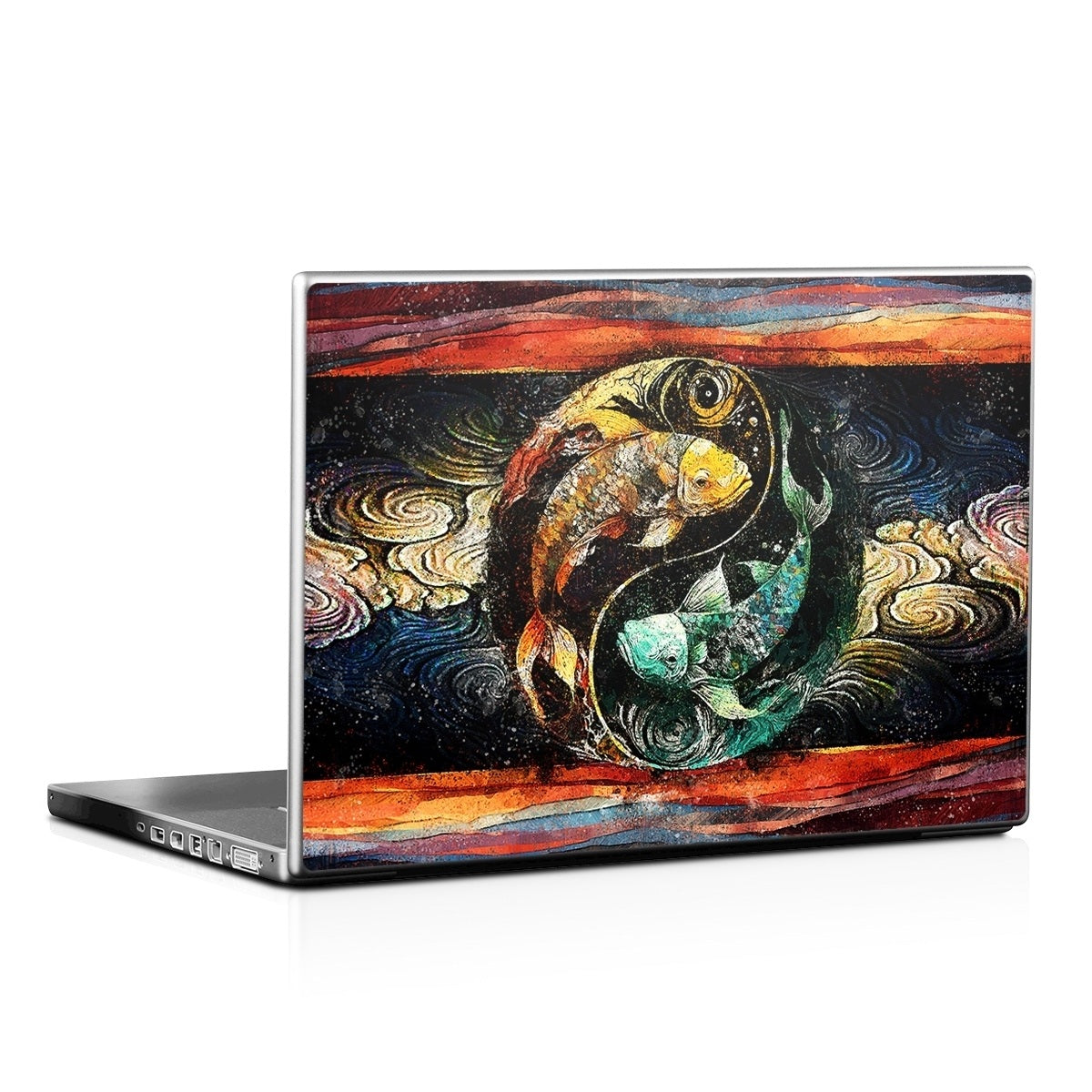 Koi Fish Yin Yang - Laptop Lid Skin