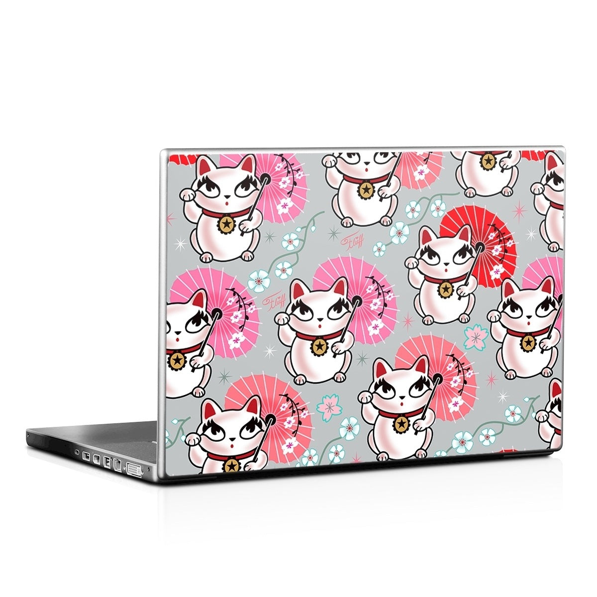 Kyoto Kitty - Laptop Lid Skin