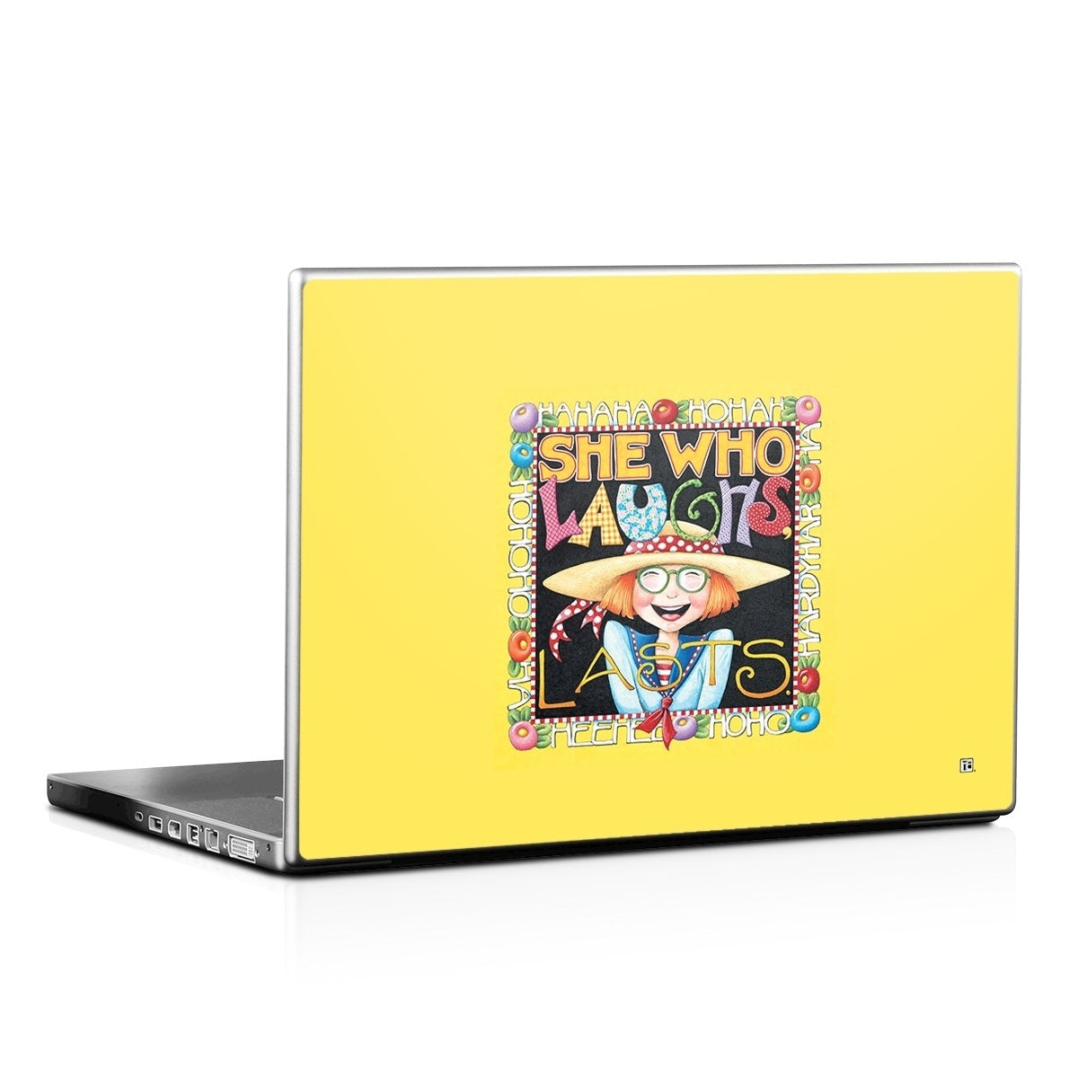 She Who Laughs - Laptop Lid Skin