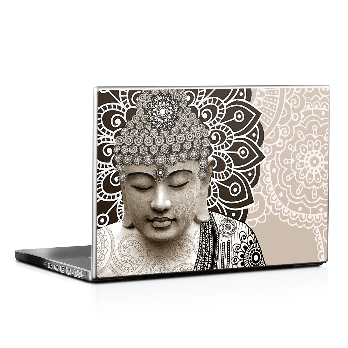 Meditation Mehndi - Laptop Lid Skin