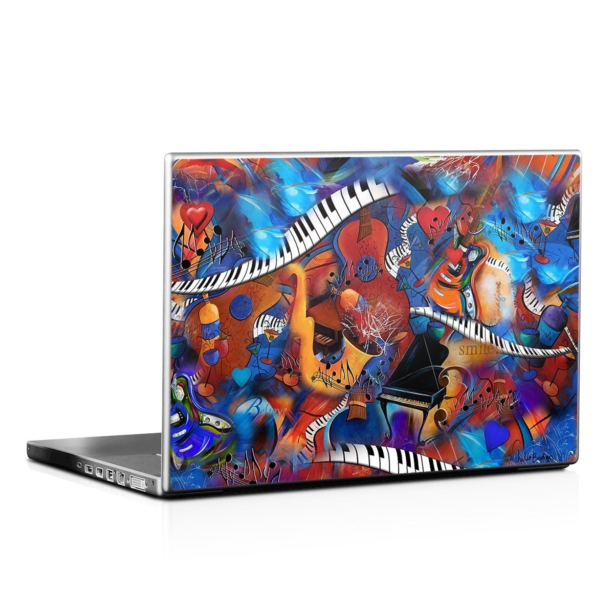 Music Madness - Laptop Lid Skin