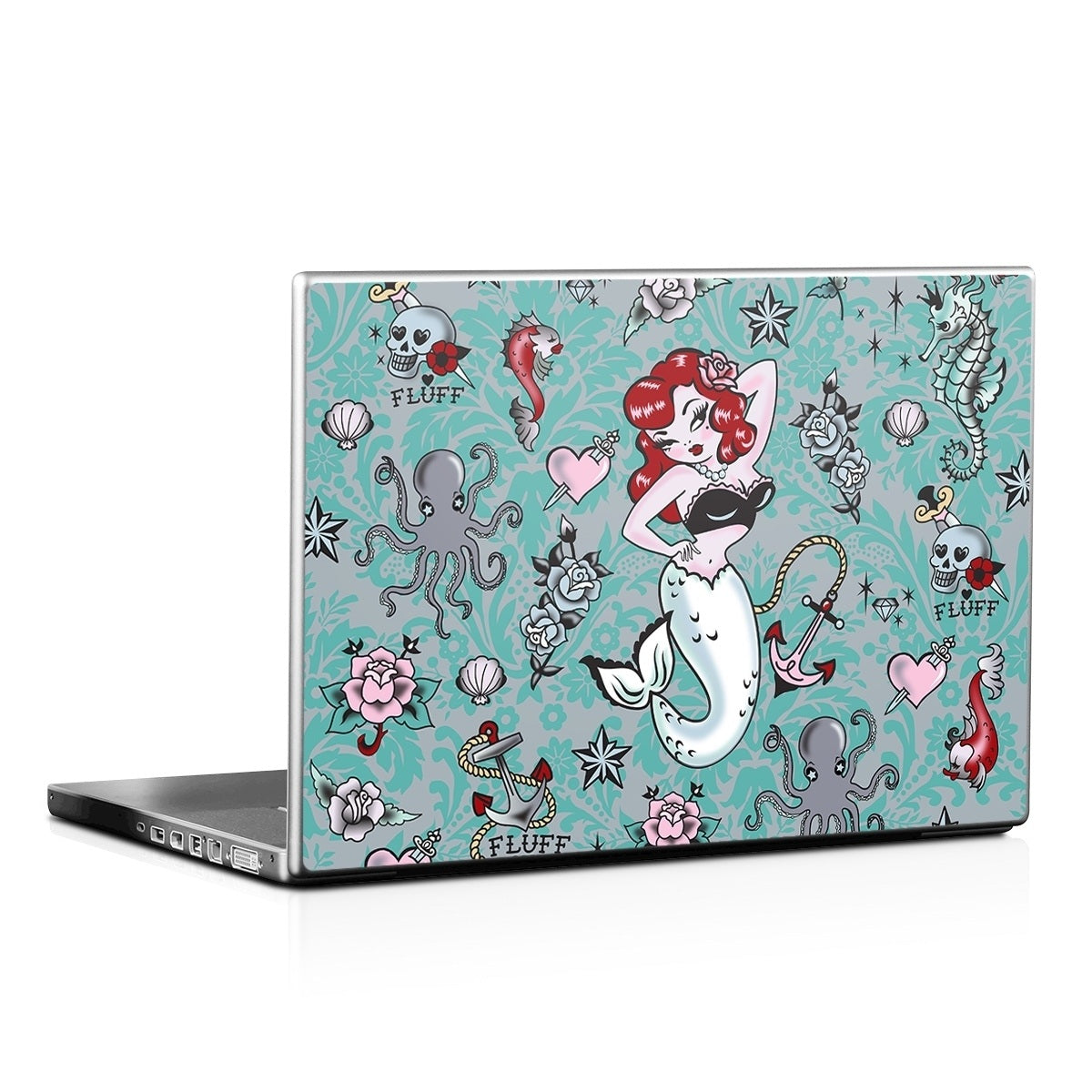 Molly Mermaid - Laptop Lid Skin