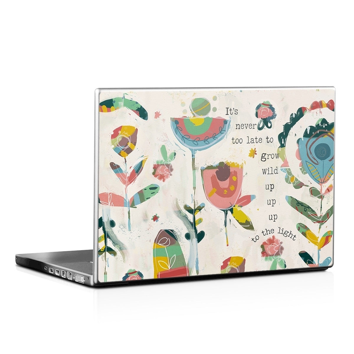 It's Never Too Late - Laptop Lid Skin