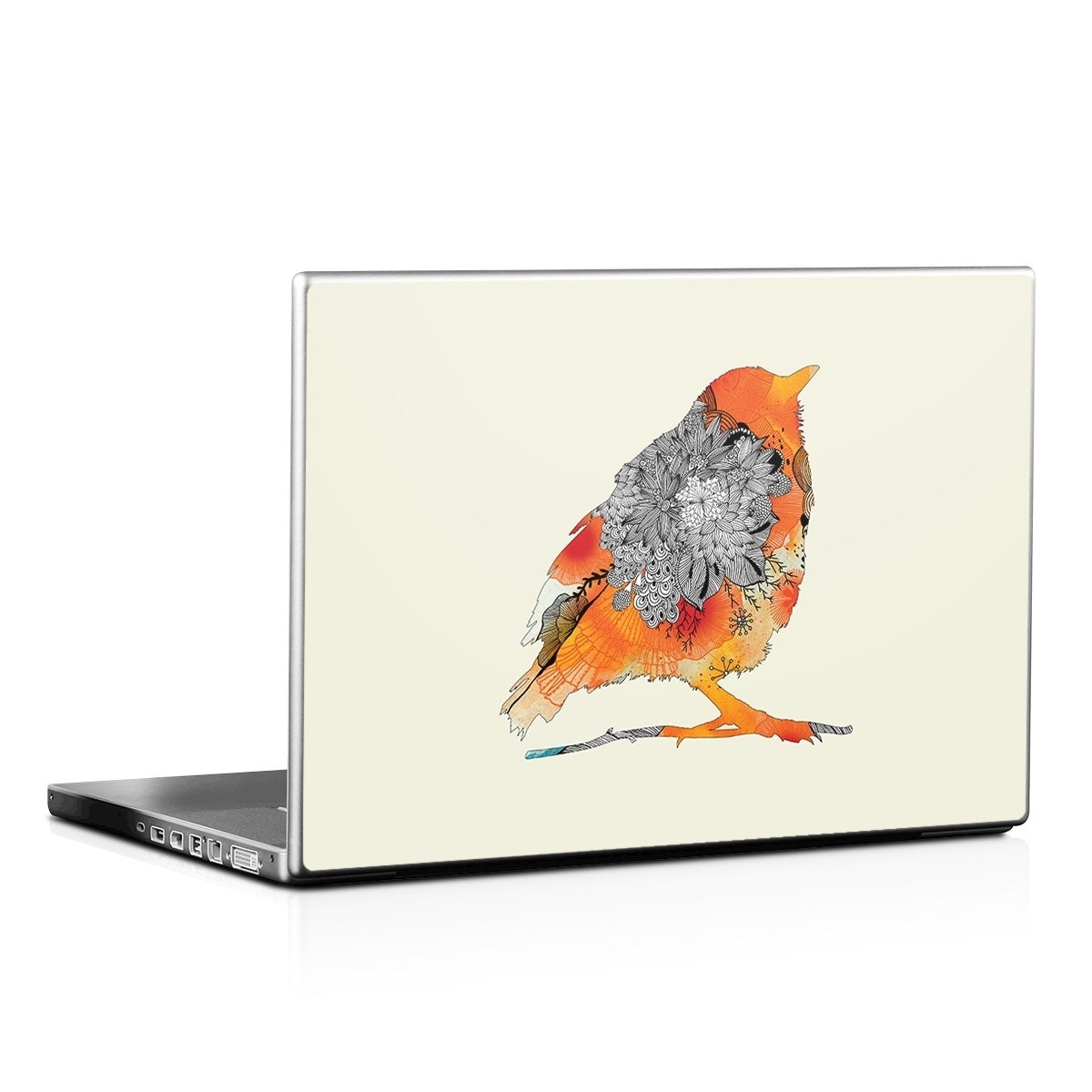 Orange Bird - Laptop Lid Skin