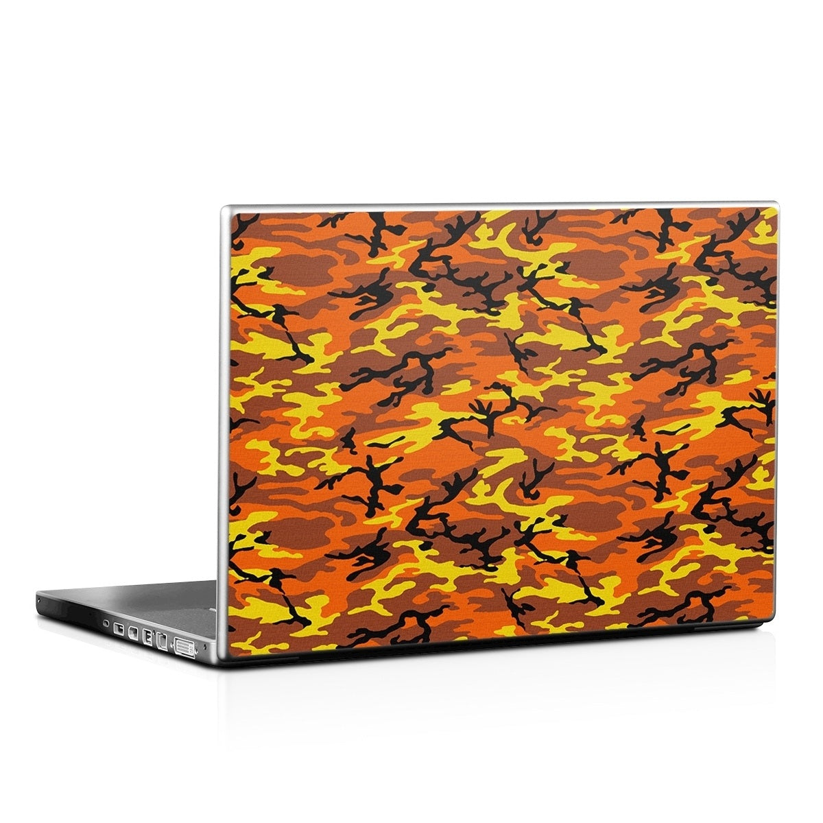 Orange Camo - Laptop Lid Skin