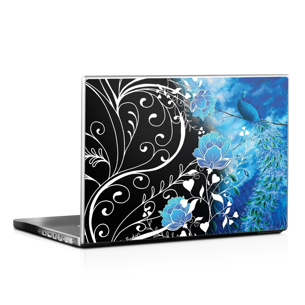 Peacock Sky - Laptop Lid Skin