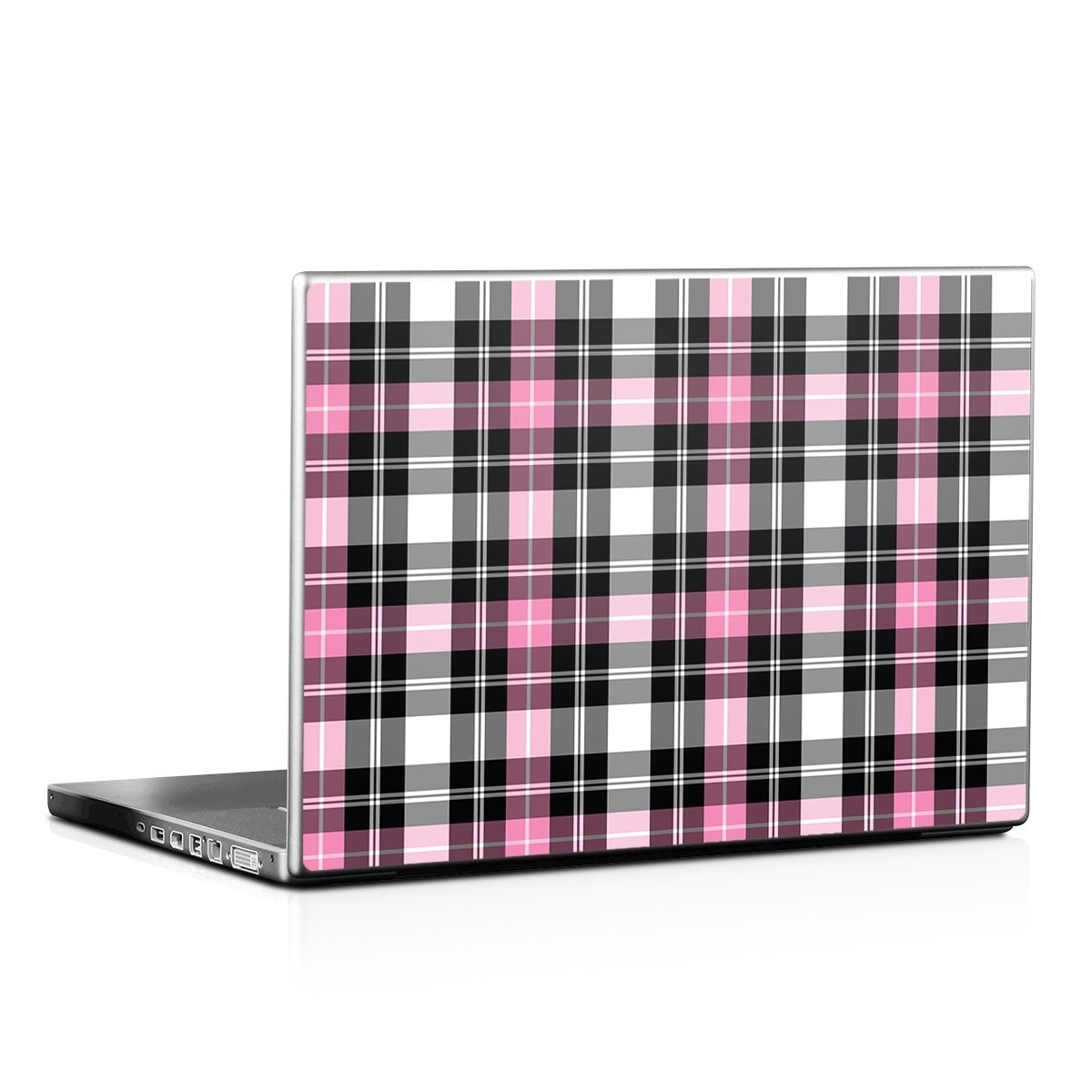 Pink Plaid - Laptop Lid Skin