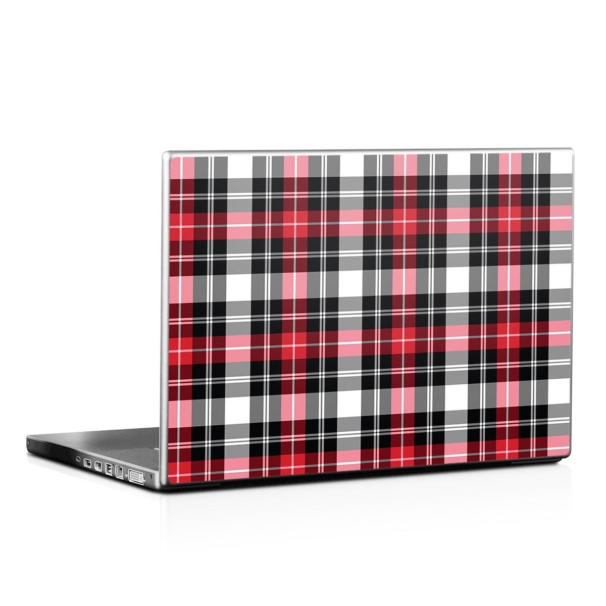 Red Plaid - Laptop Lid Skin