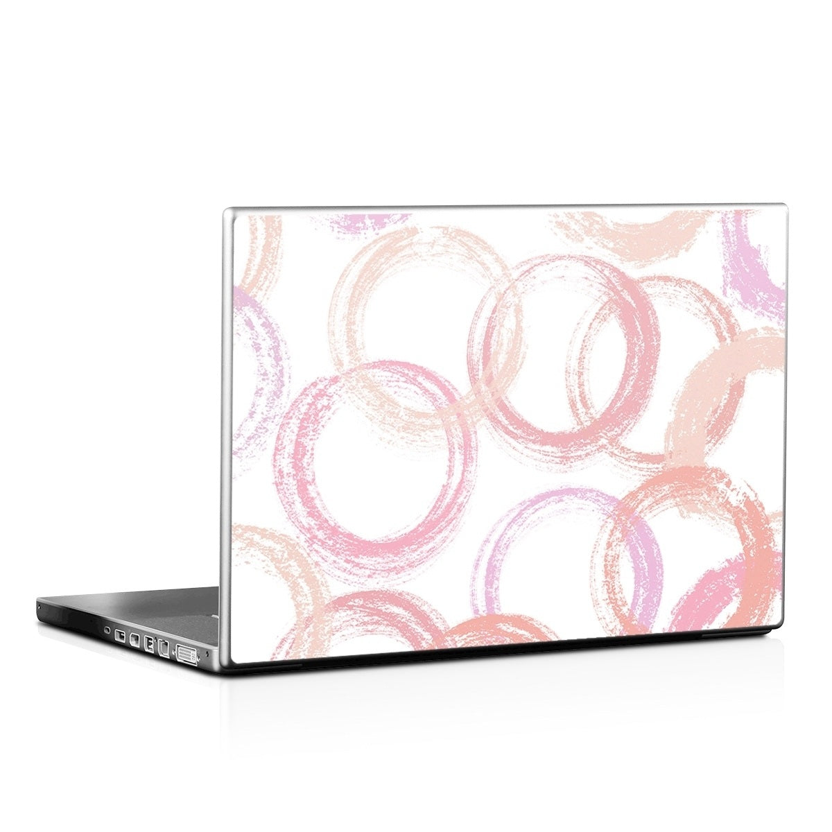 Pink Circles - Laptop Lid Skin