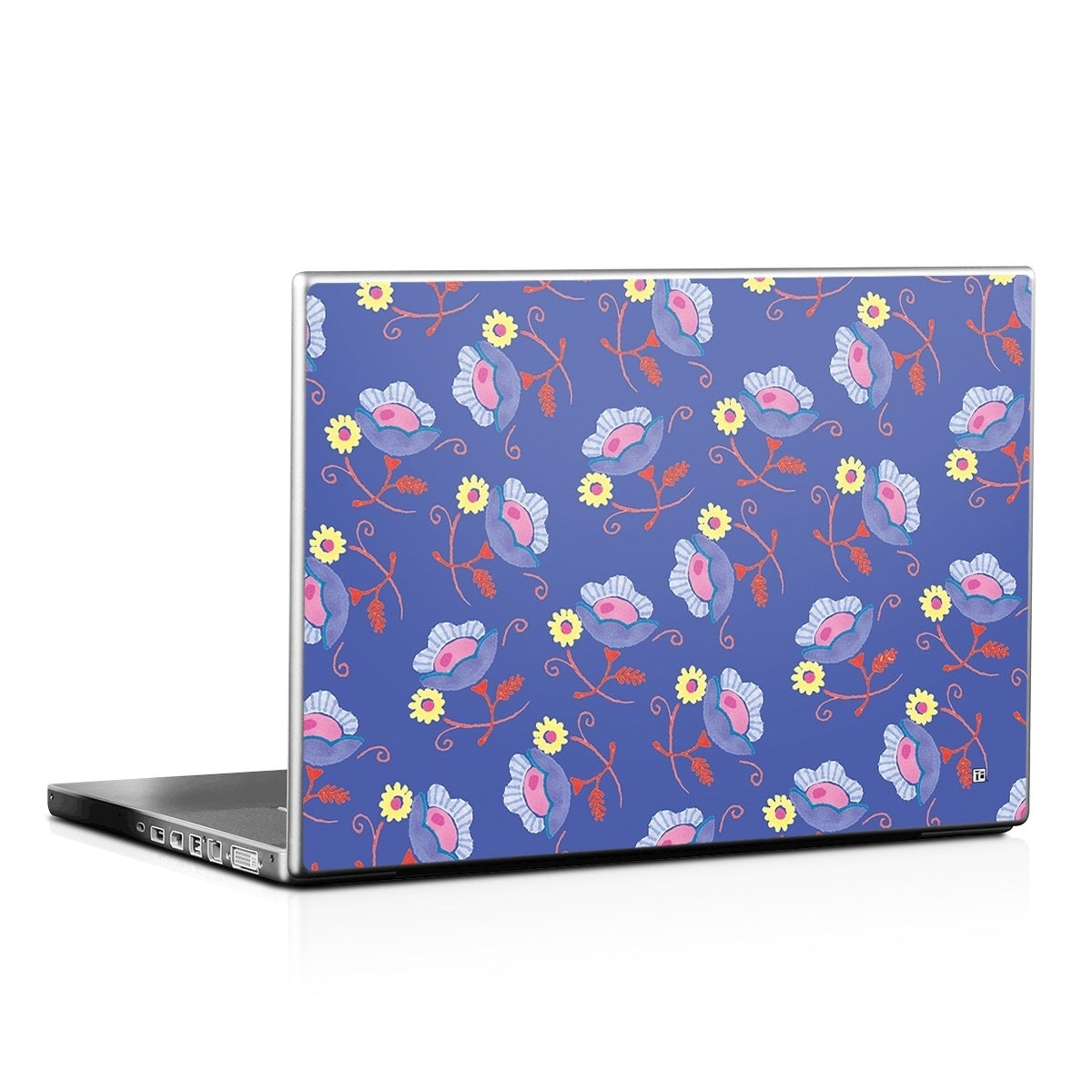 Purple Flowers - Laptop Lid Skin