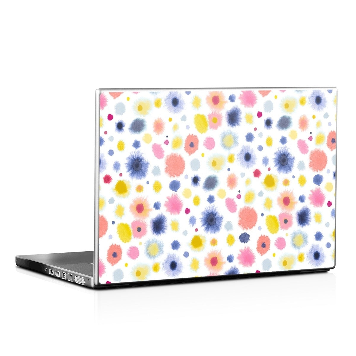 Red Blue Dots - Laptop Lid Skin