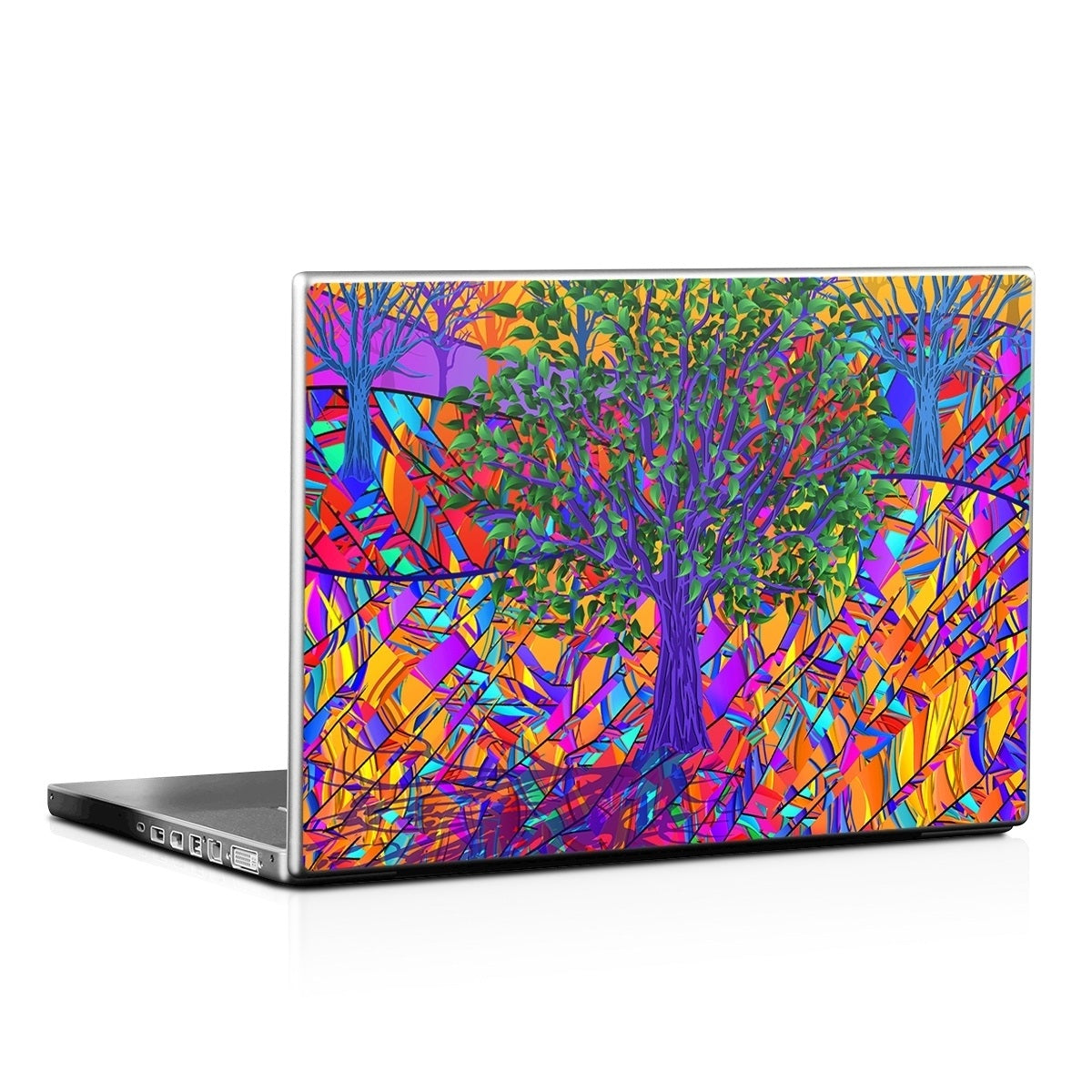 Stained Glass Tree - Laptop Lid Skin