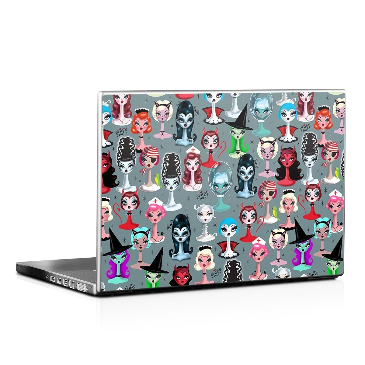 Spooky Dolls - Laptop Lid Skin