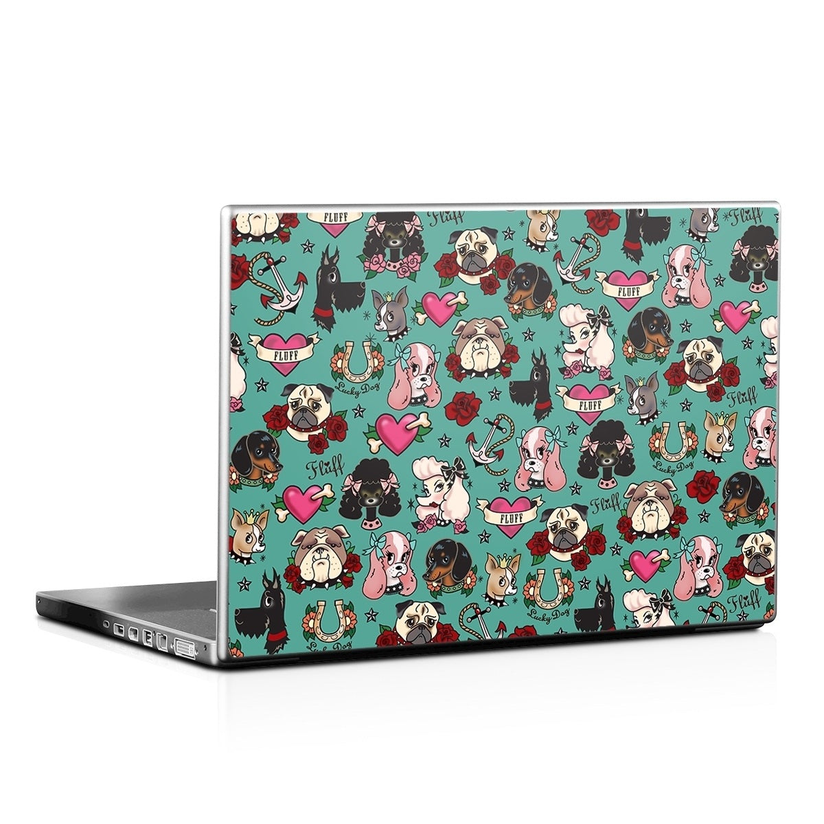 Tattoo Dogs - Laptop Lid Skin