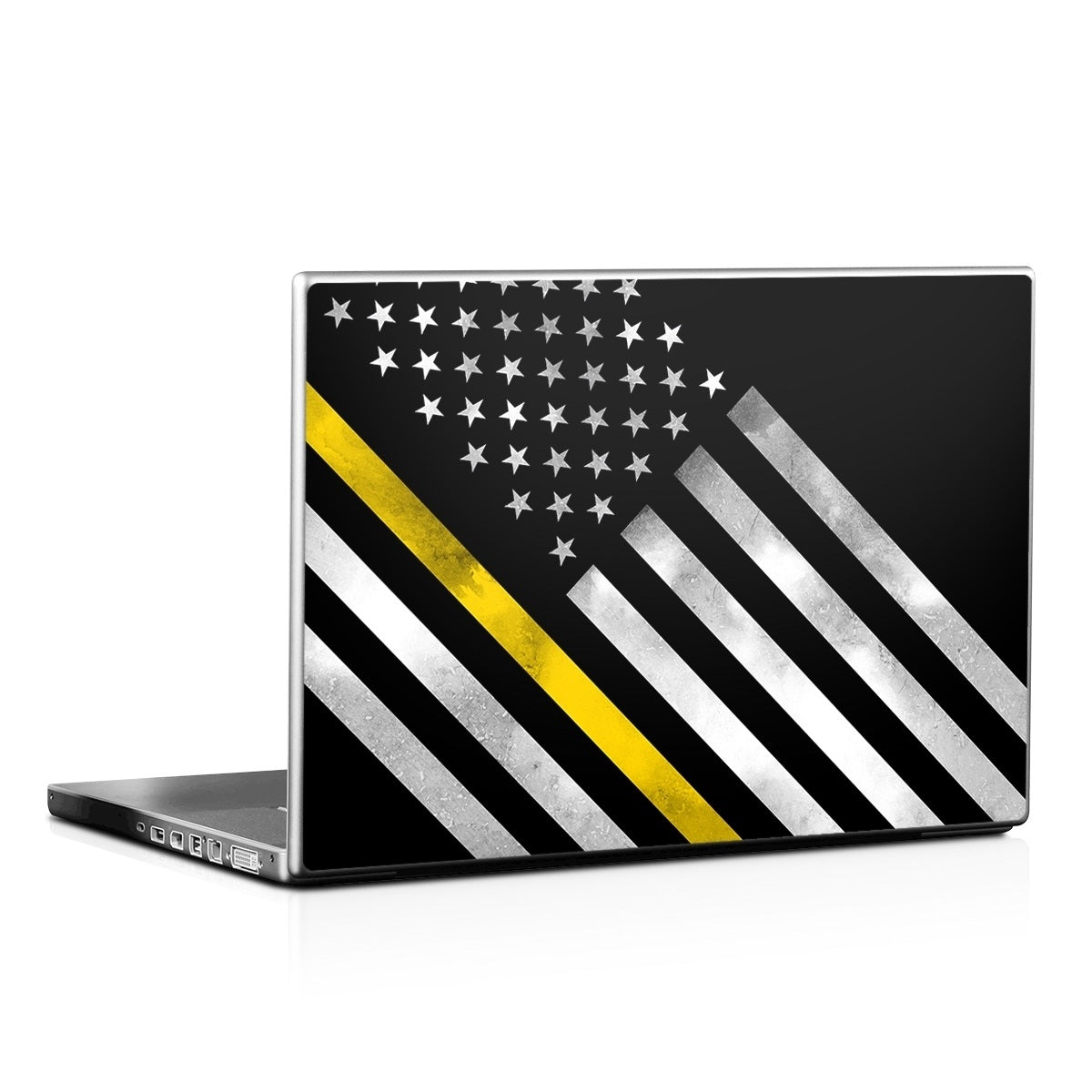 Thin Yellow Line Hero - Laptop Lid Skin