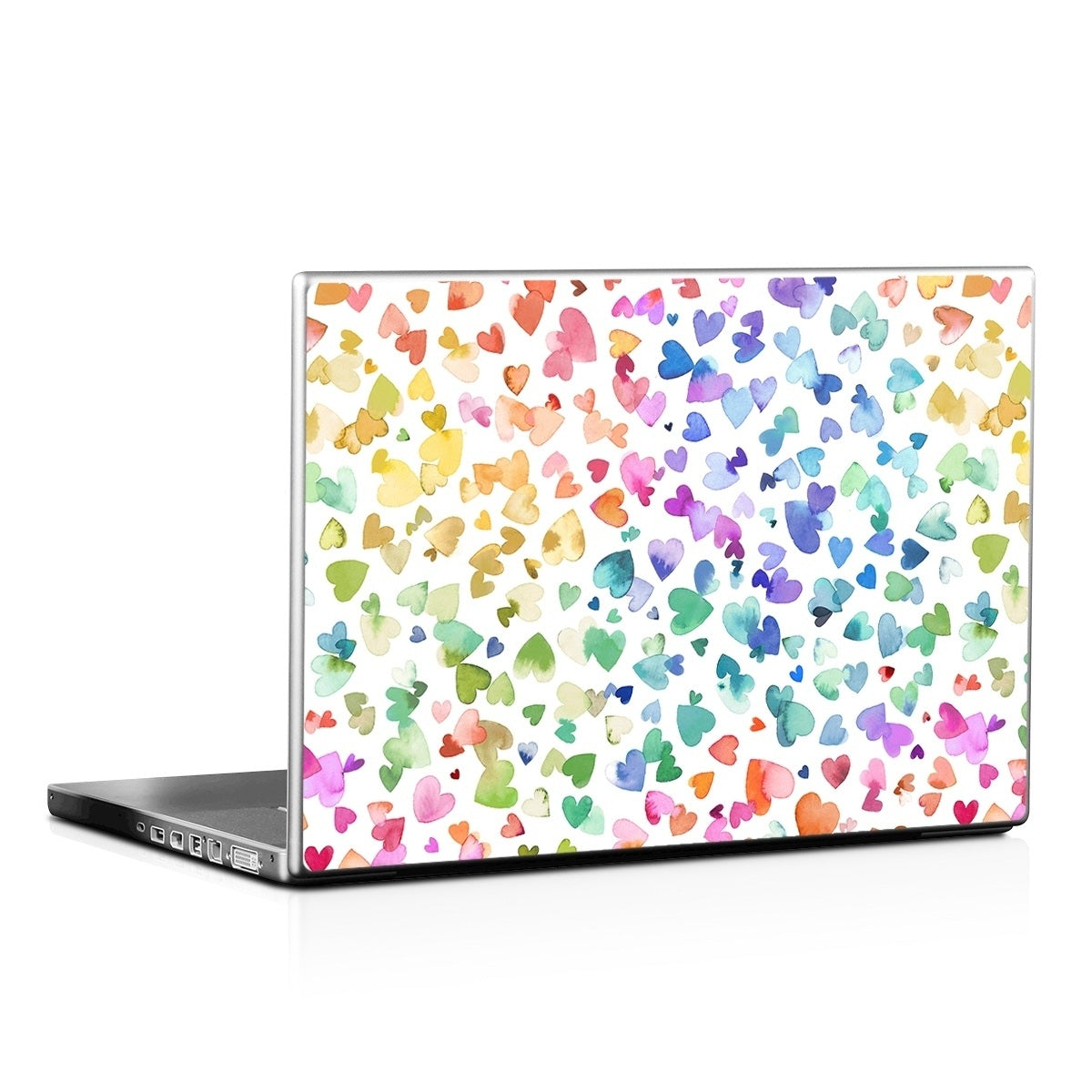 Valentines Love Hearts - Laptop Lid Skin