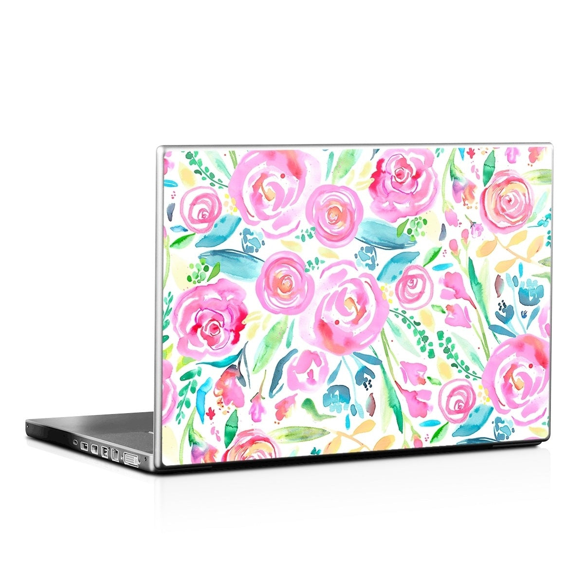 Watercolor Roses - Laptop Lid Skin