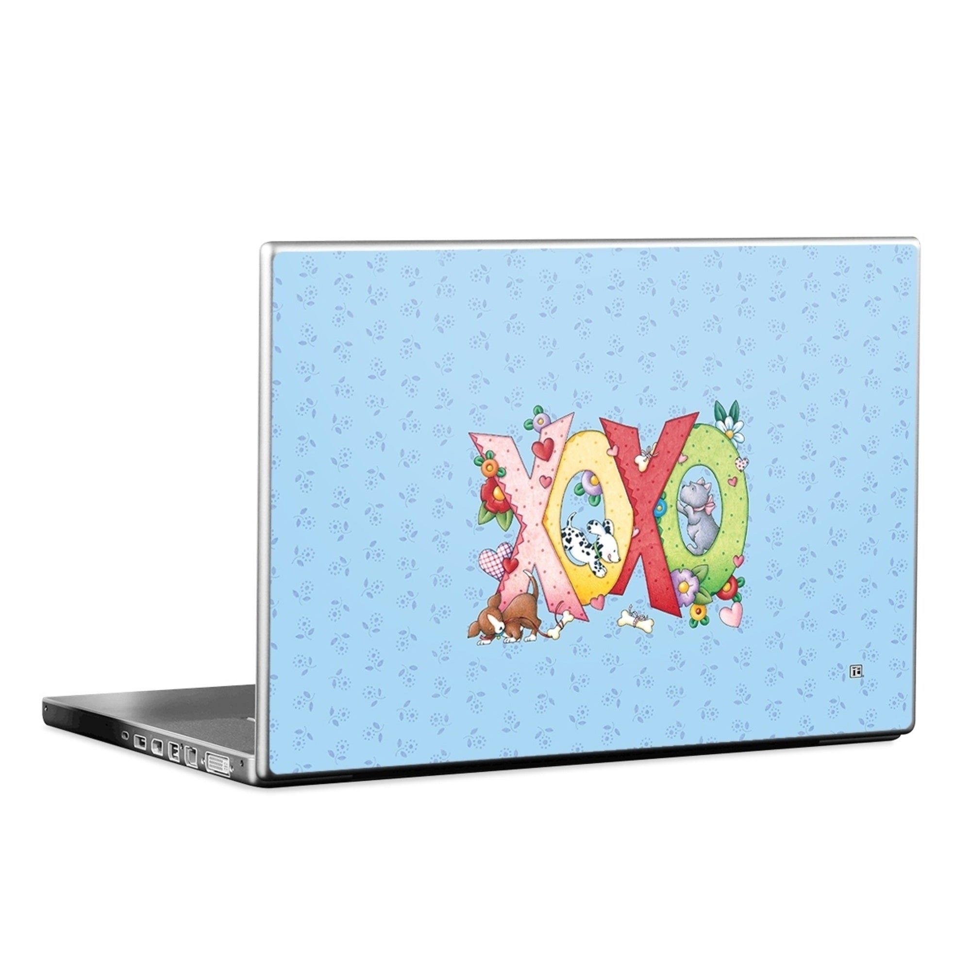 XOXO Puppies - Laptop Lid Skin