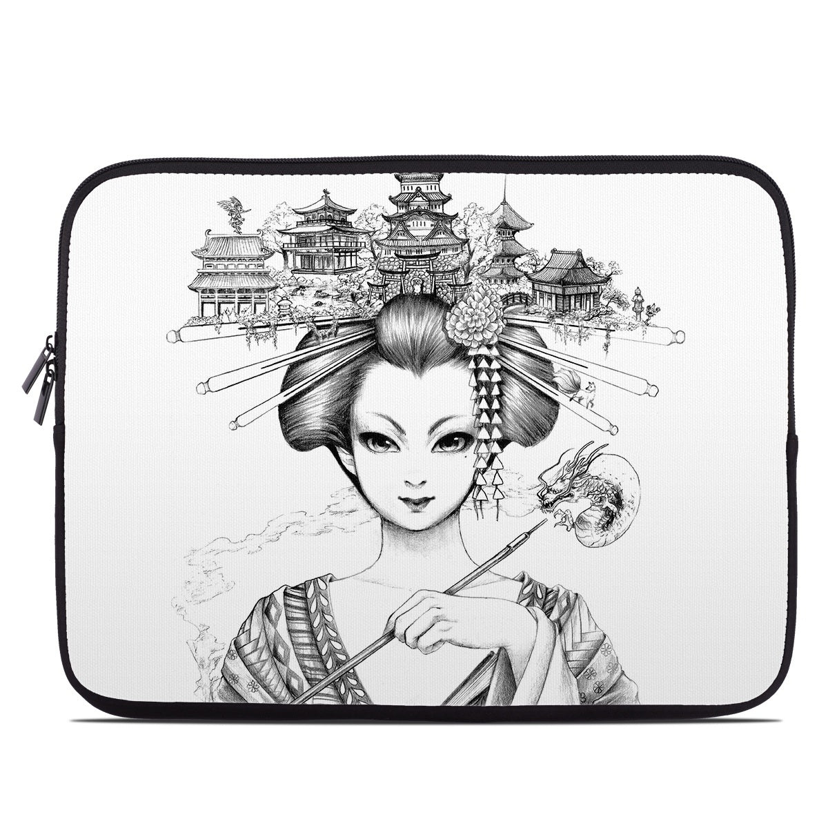 Geisha Sketch - Laptop Sleeve