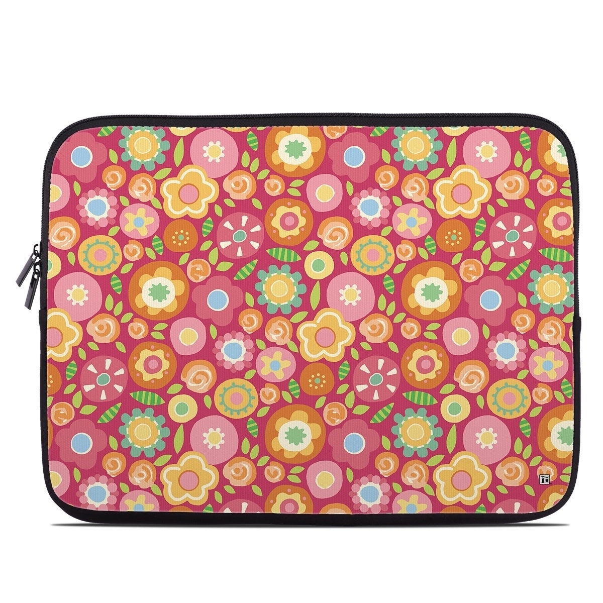 Flowers Squished - Laptop Sleeve