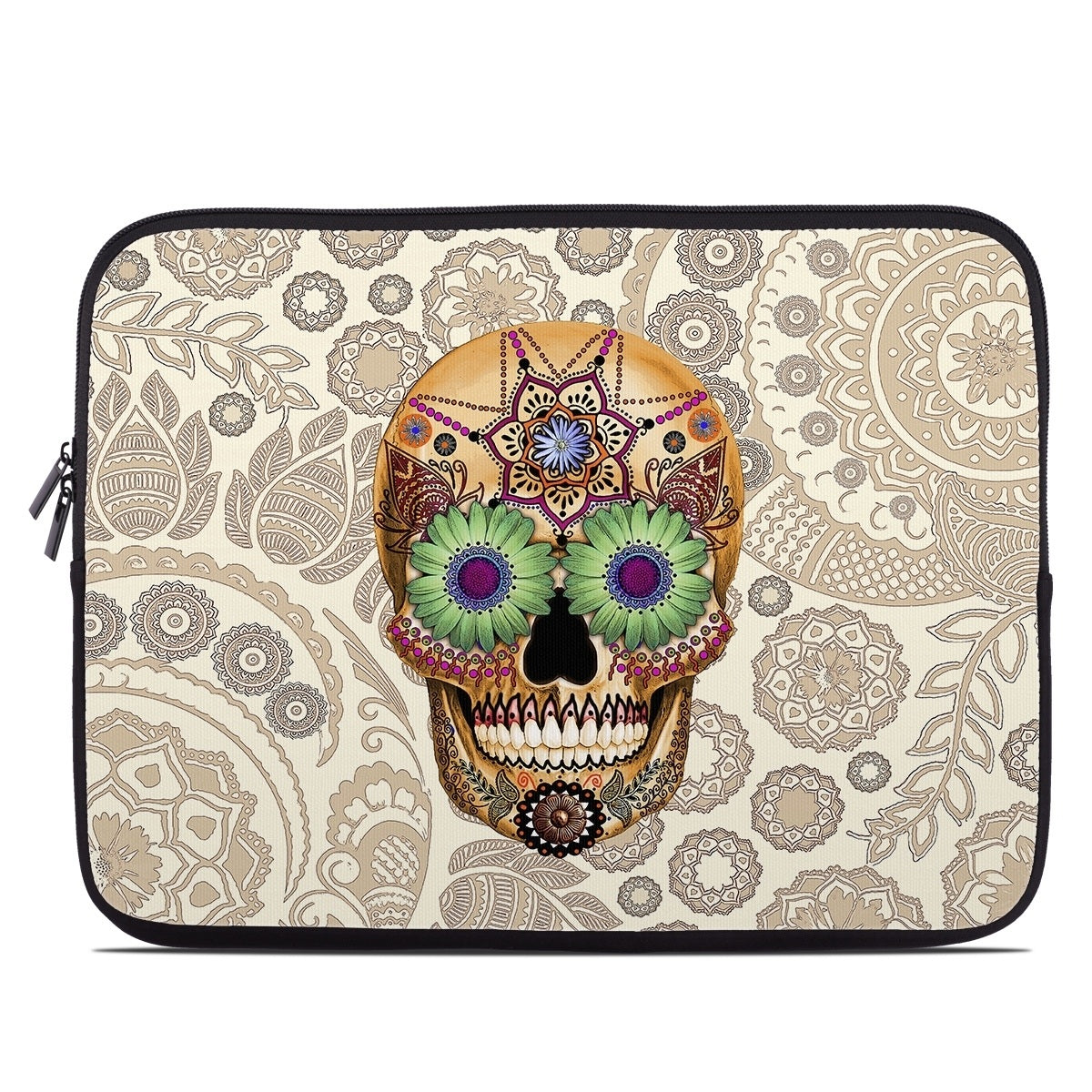 Sugar Skull Bone - Laptop Sleeve