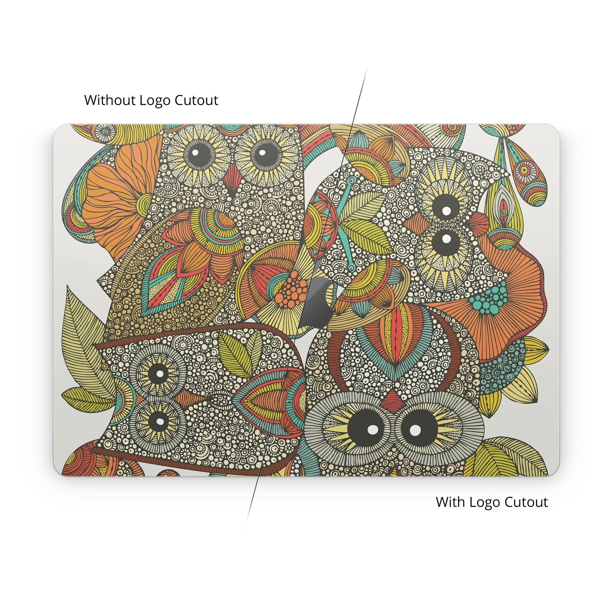 4 owls - Apple MacBook Skin