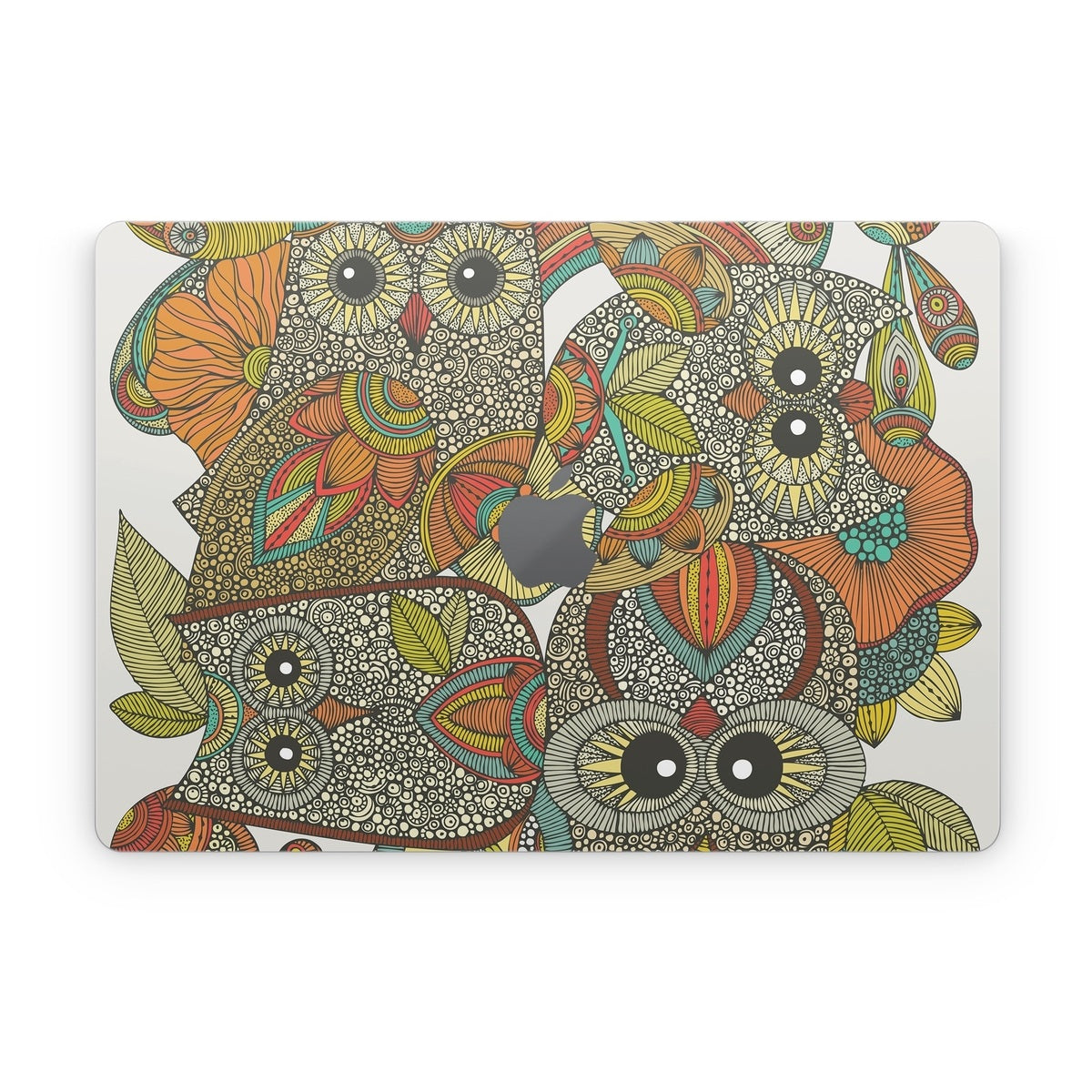 4 owls - Apple MacBook Skin