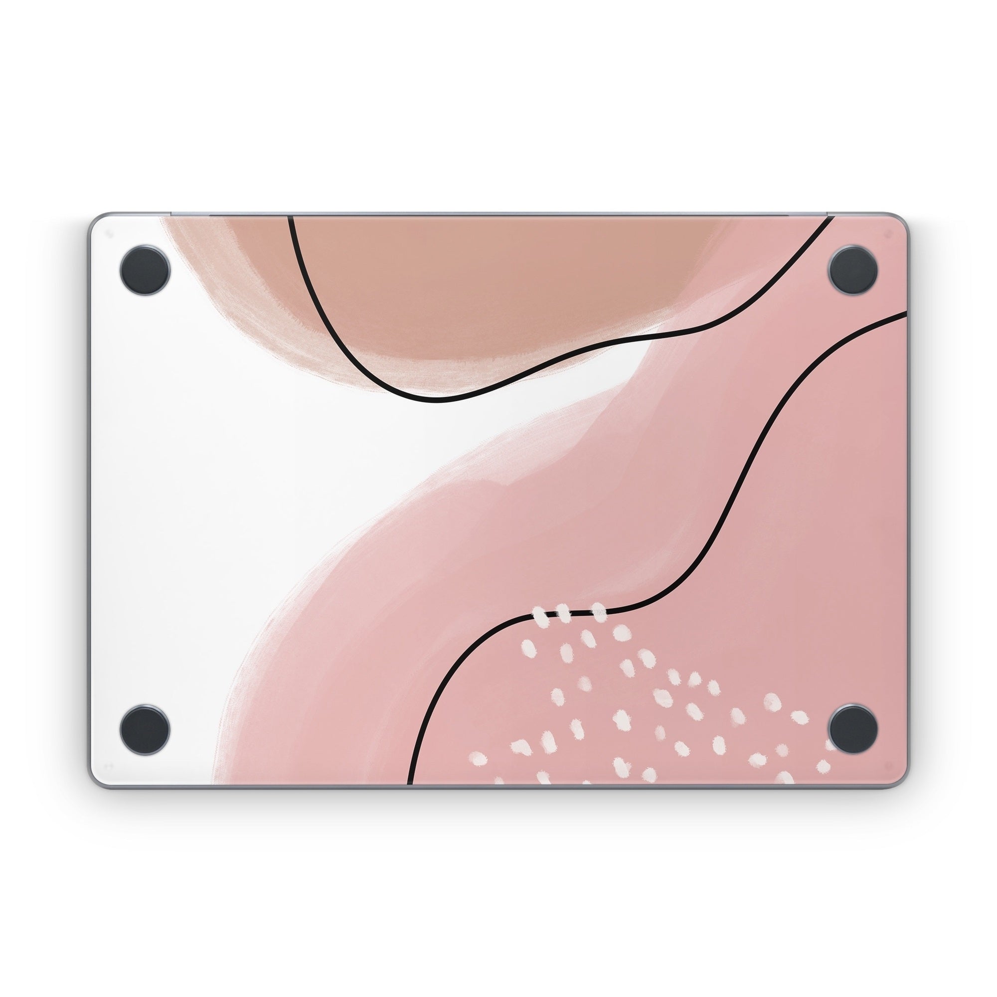 Abstract Pink and Brown - Apple MacBook Skin