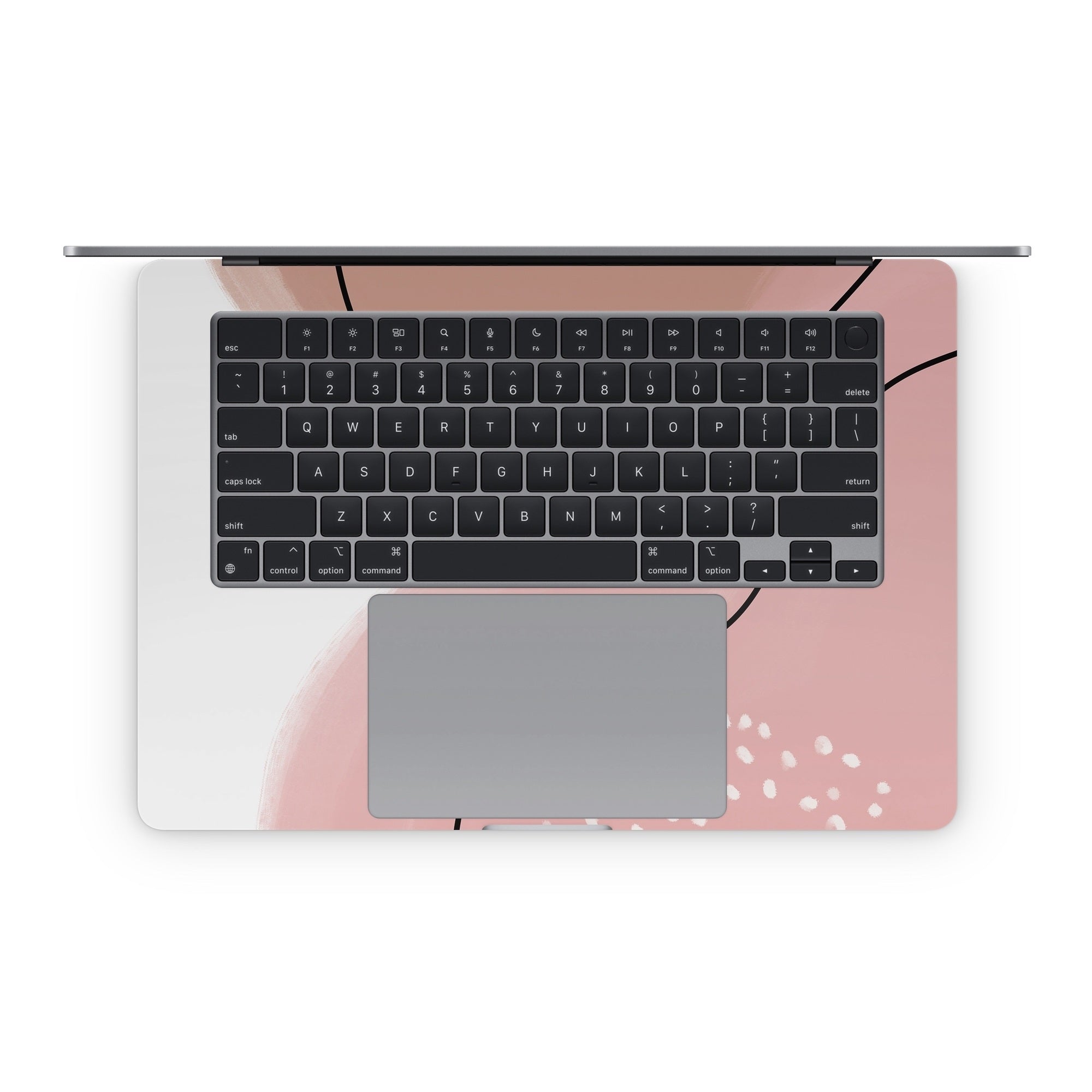 Abstract Pink and Brown - Apple MacBook Skin