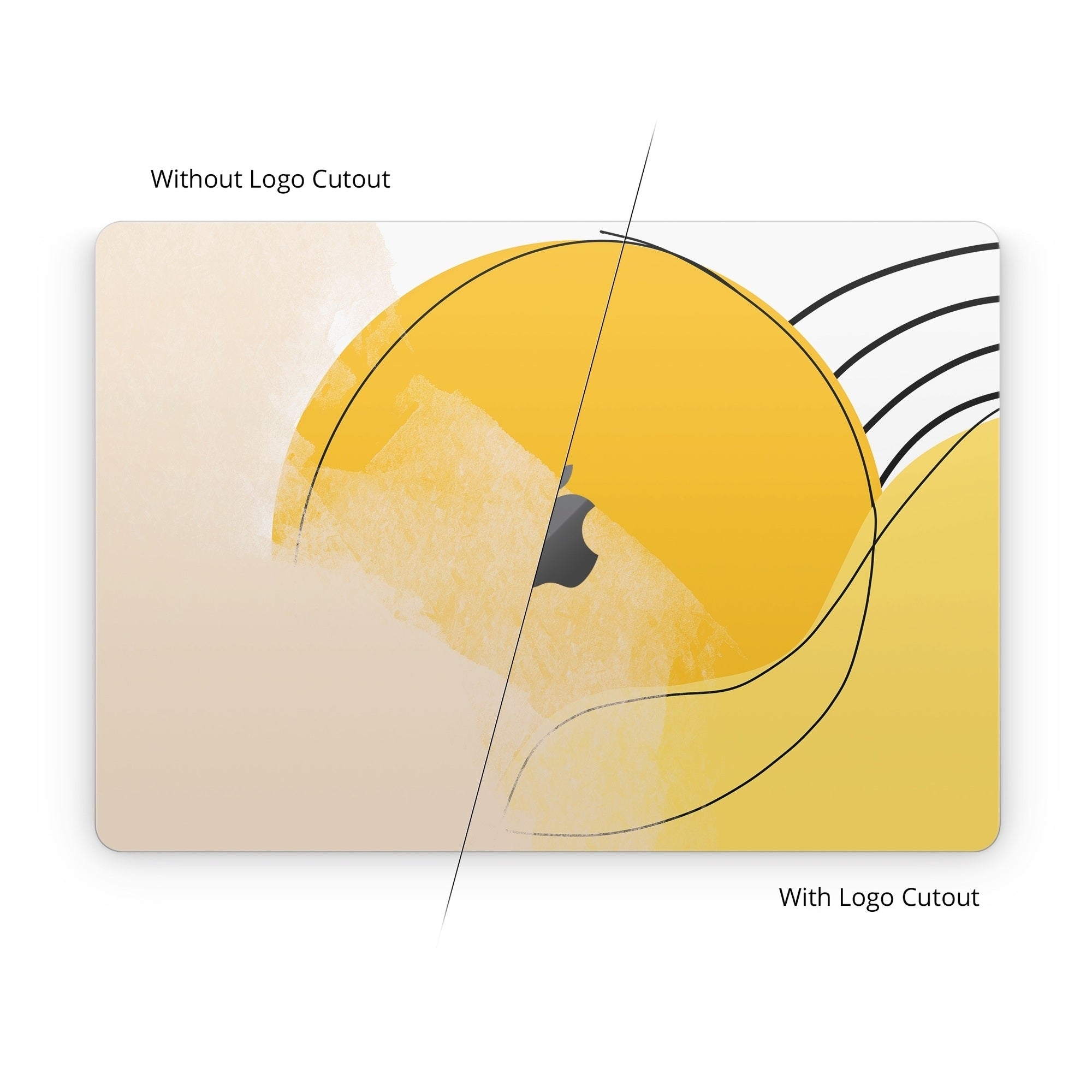 Abstract Yellow - Apple MacBook Skin