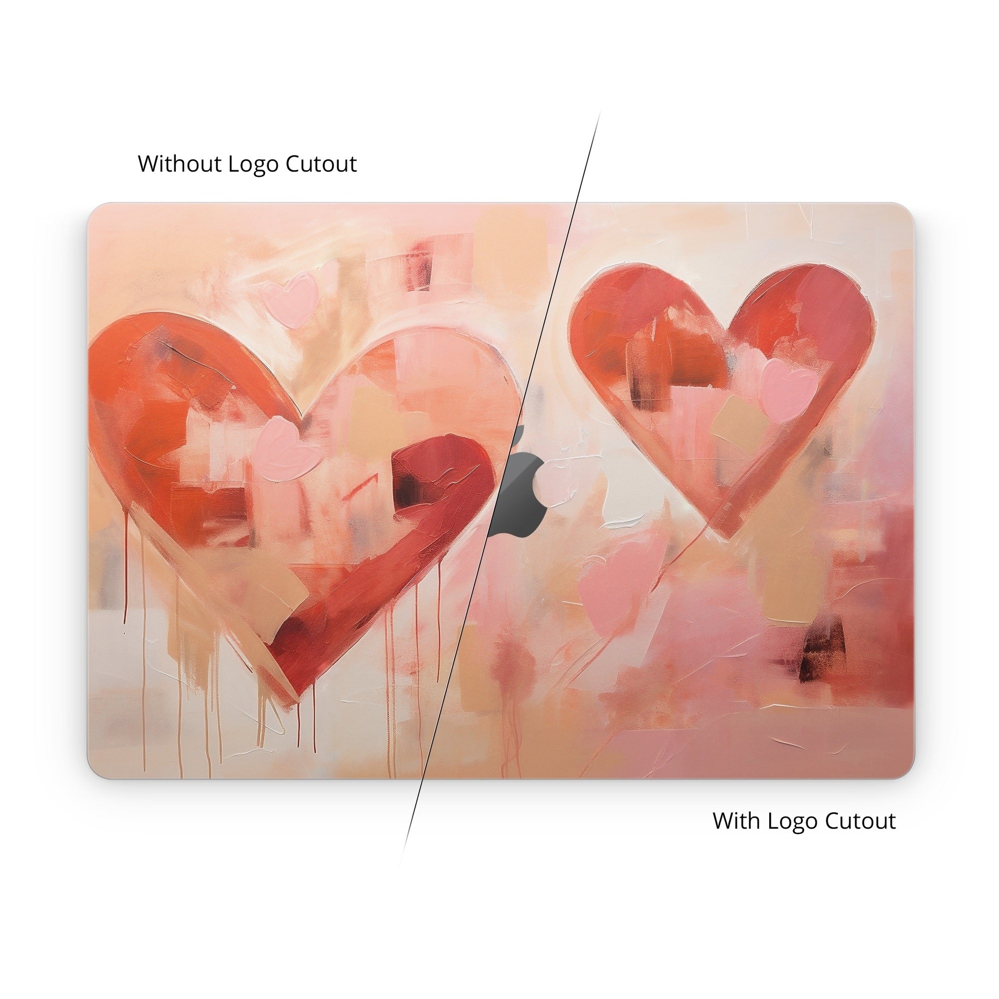 AbEx Hearts - Apple MacBook Skin