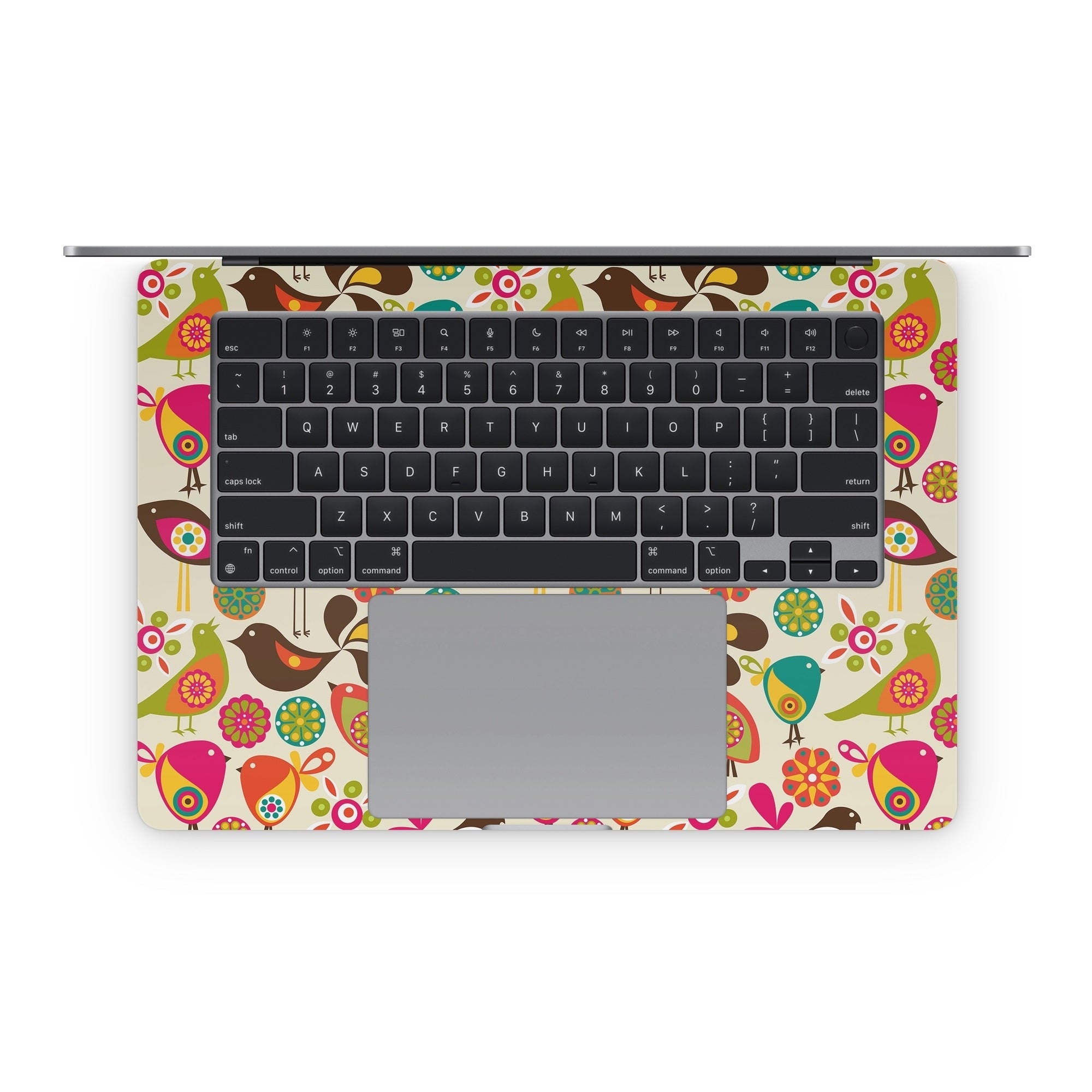 Bird Flowers - Apple MacBook Skin