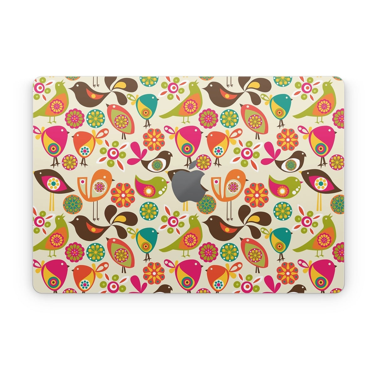 Bird Flowers - Apple MacBook Skin