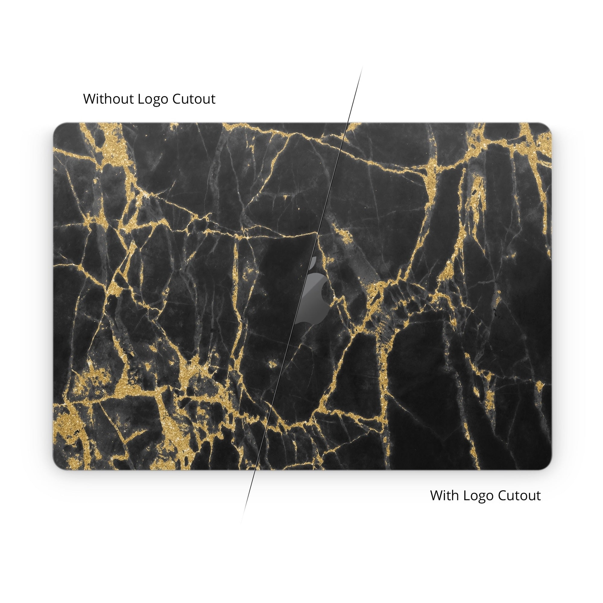 Black Gold Marble - Apple MacBook Skin