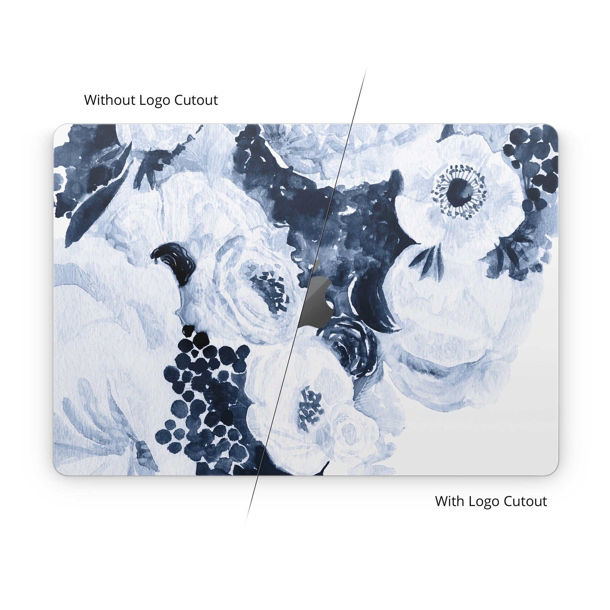 Blue Blooms - Apple MacBook Skin