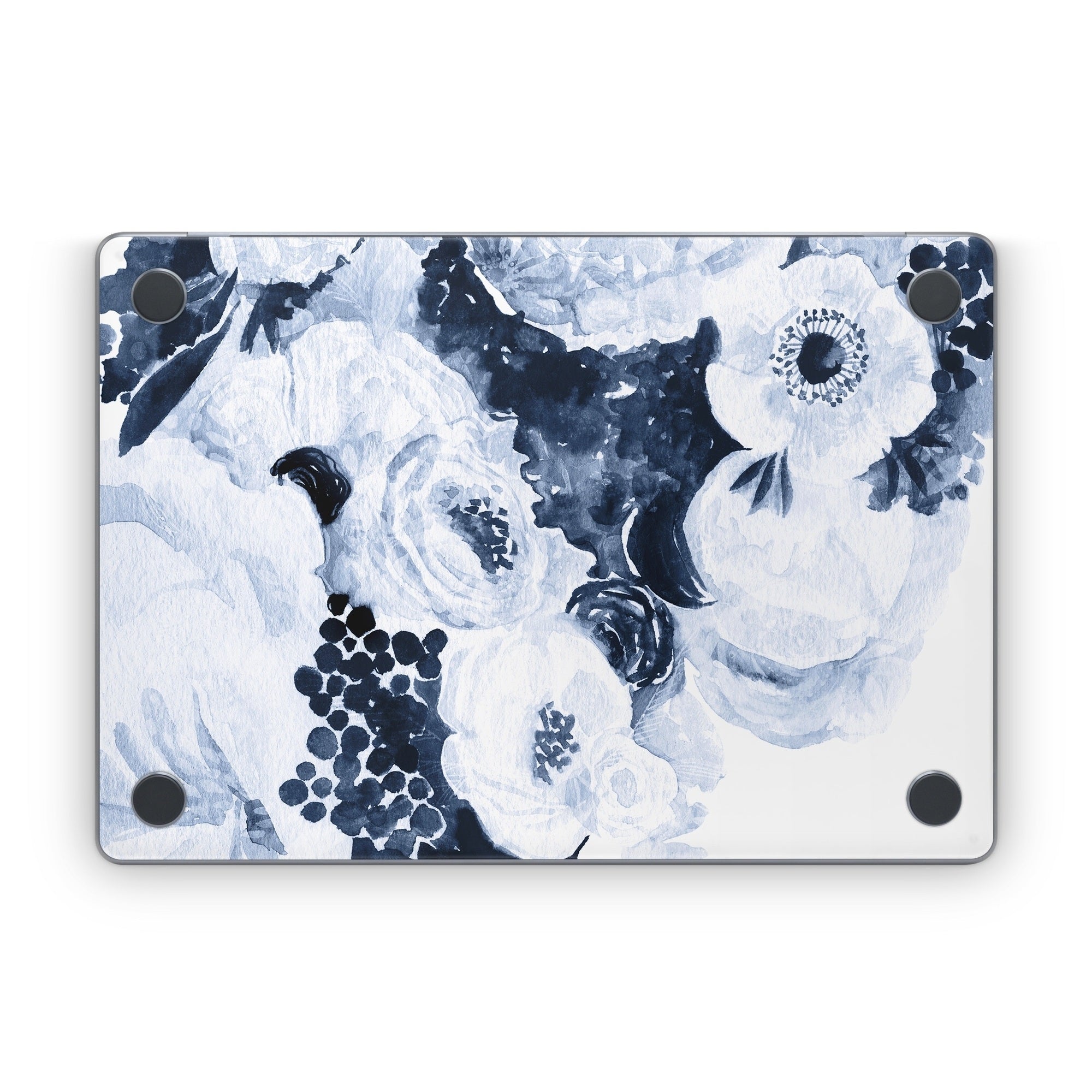 Blue Blooms - Apple MacBook Skin