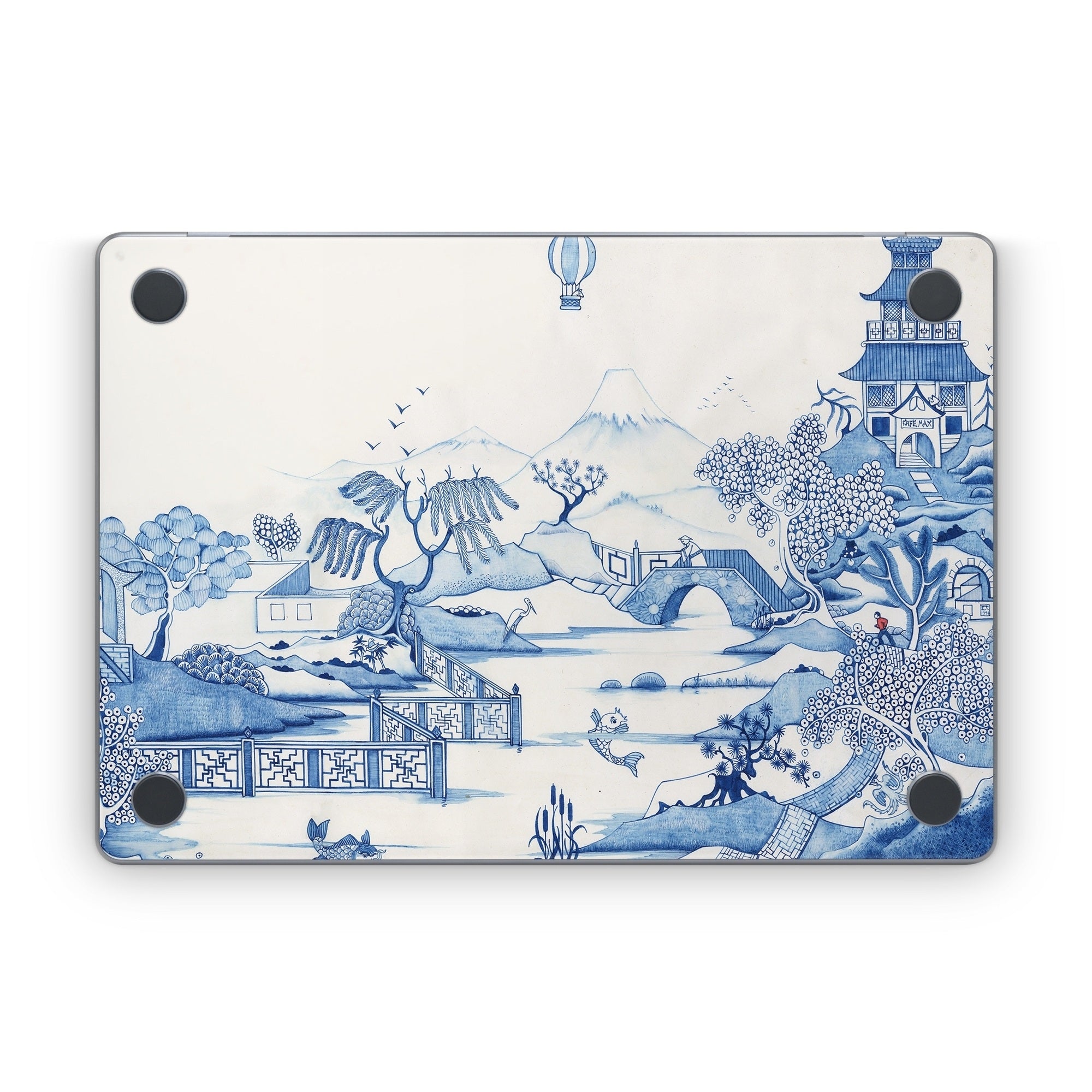 Blue Willow - Apple MacBook Skin