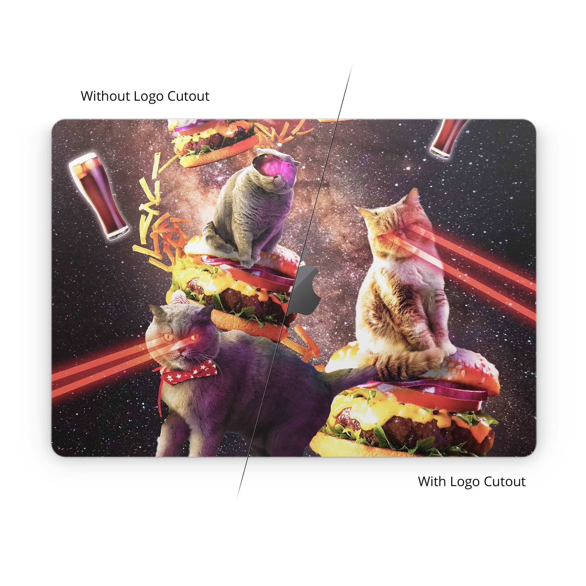 Burger Cats - Apple MacBook Skin