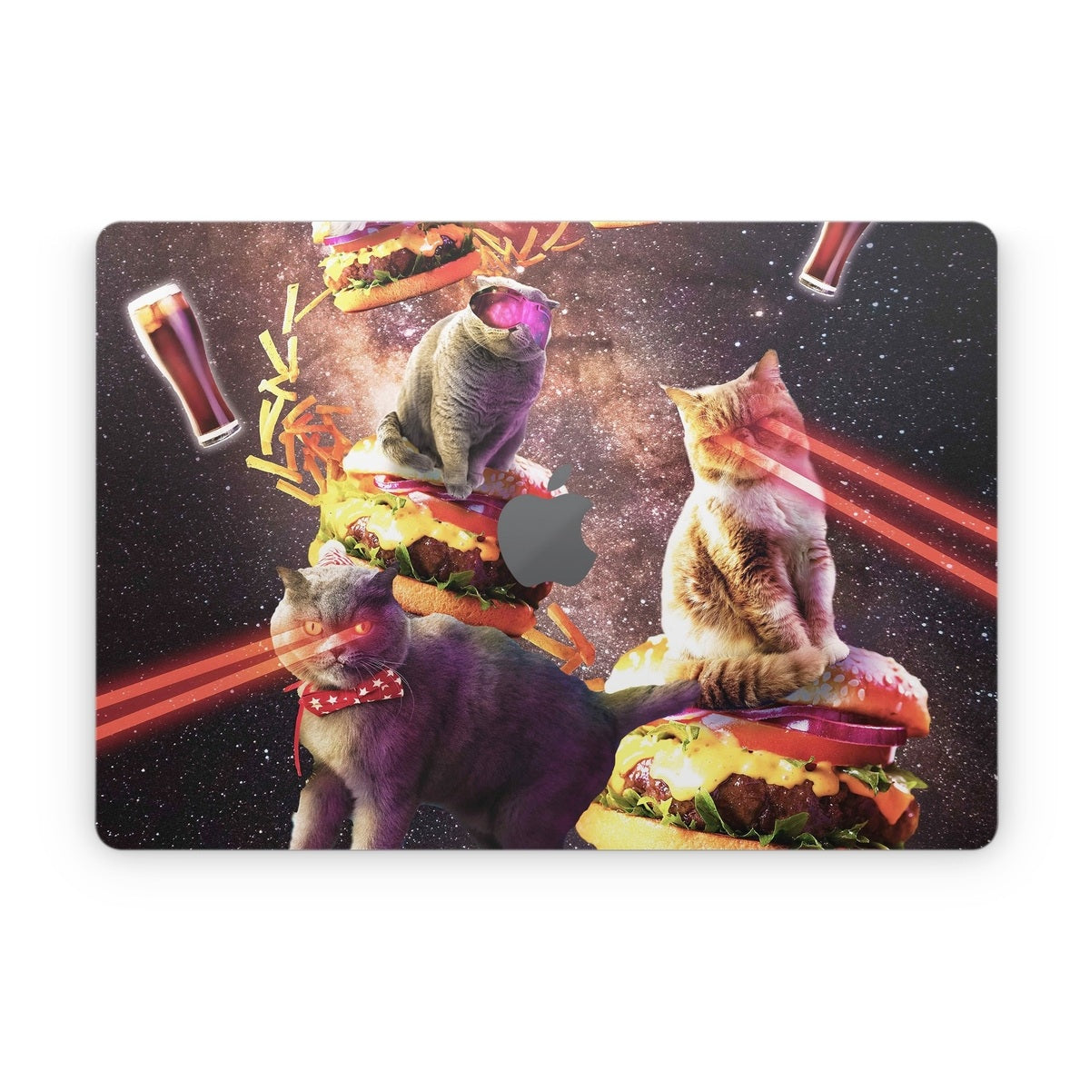 Burger Cats - Apple MacBook Skin