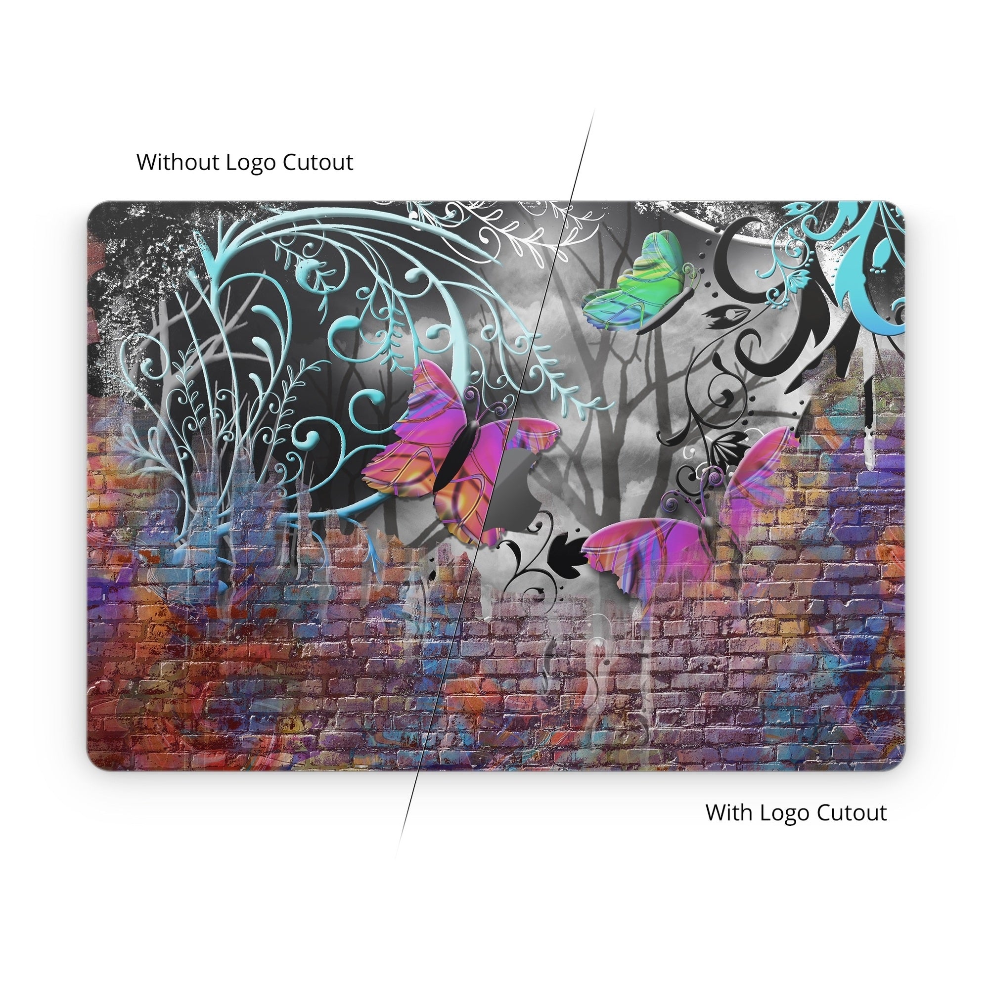 Butterfly Wall - Apple MacBook Skin