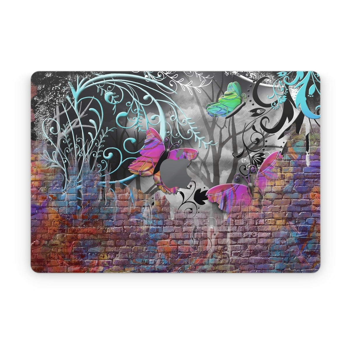 Butterfly Wall - Apple MacBook Skin