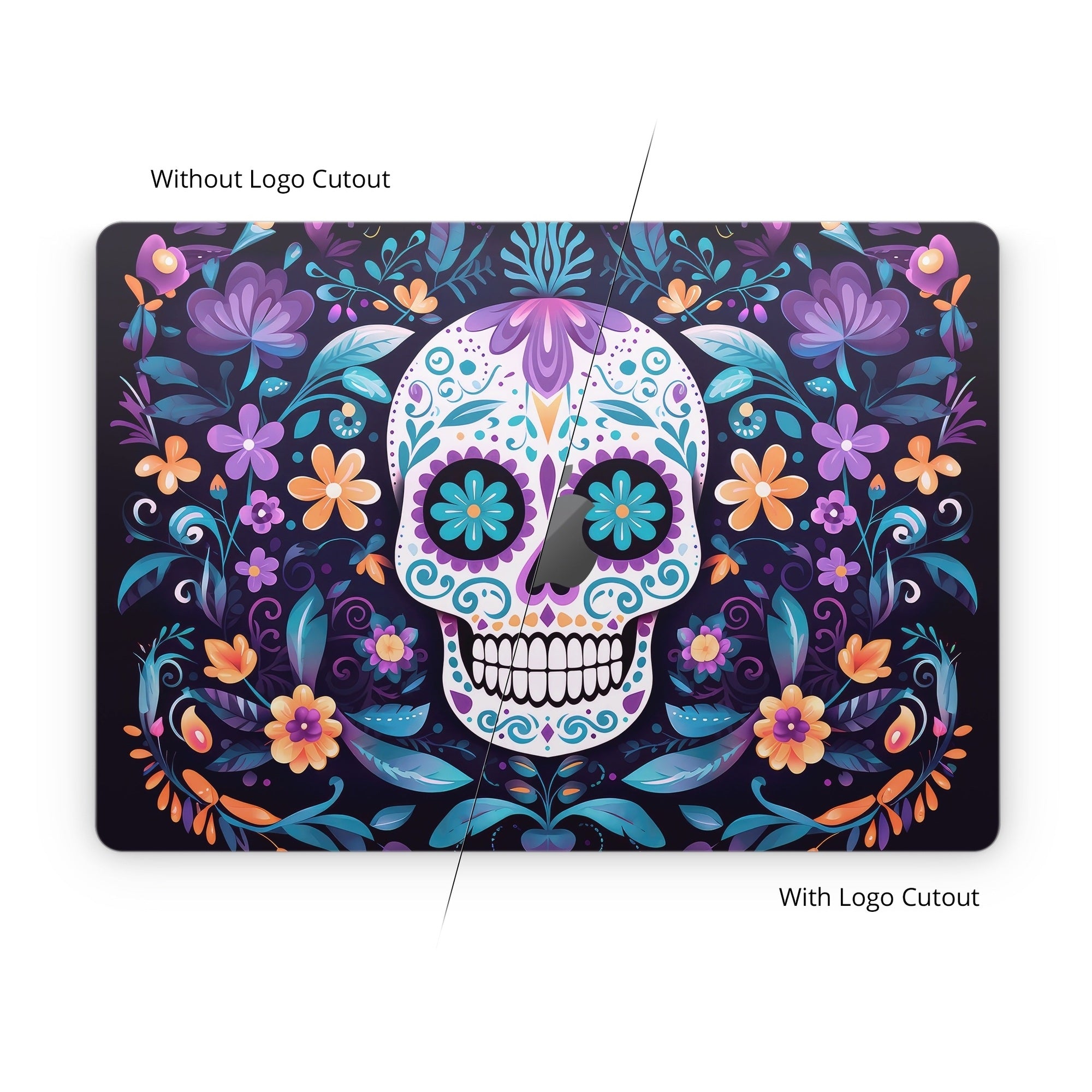 Calavera Azul - Apple MacBook Skin