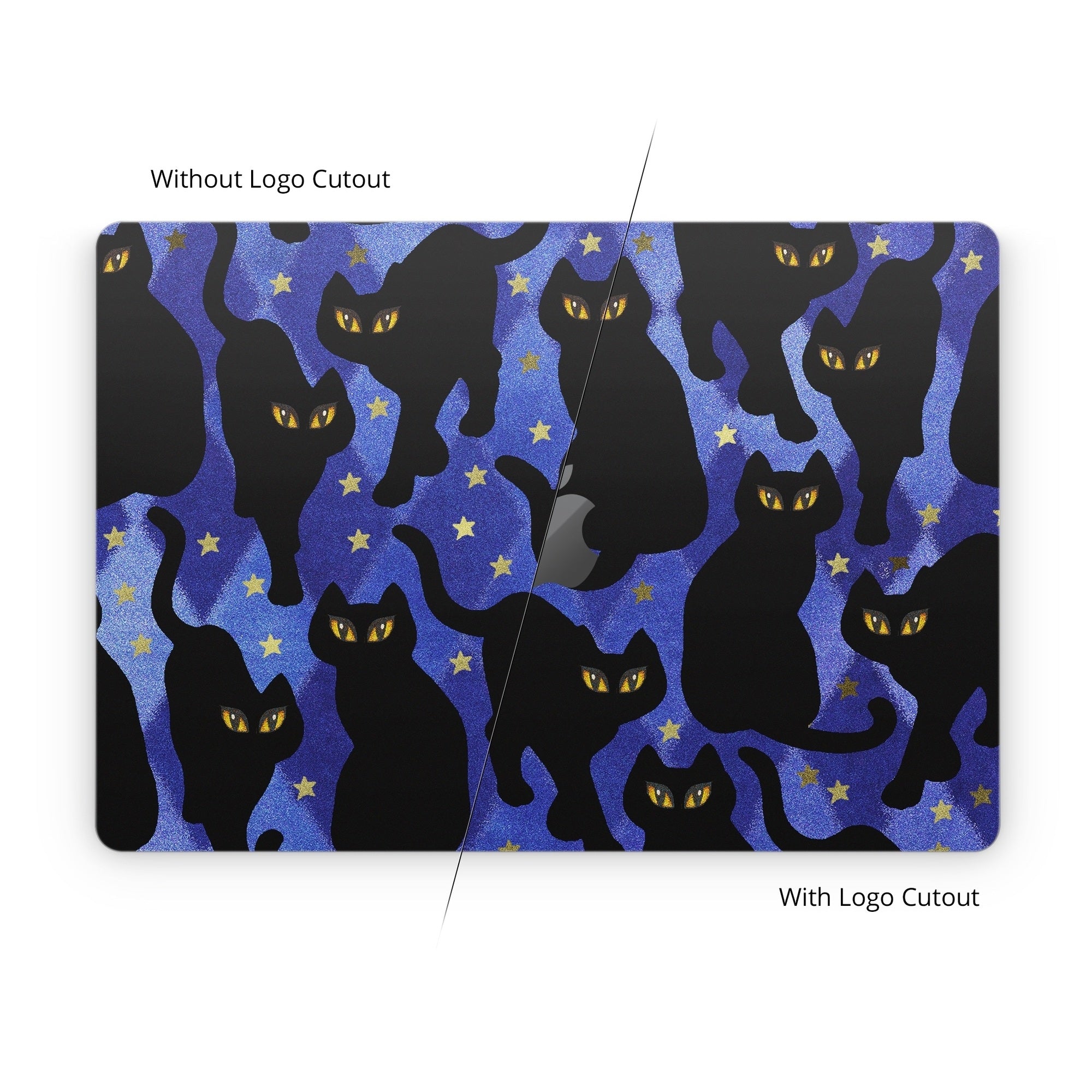 Cat Silhouettes - Apple MacBook Skin