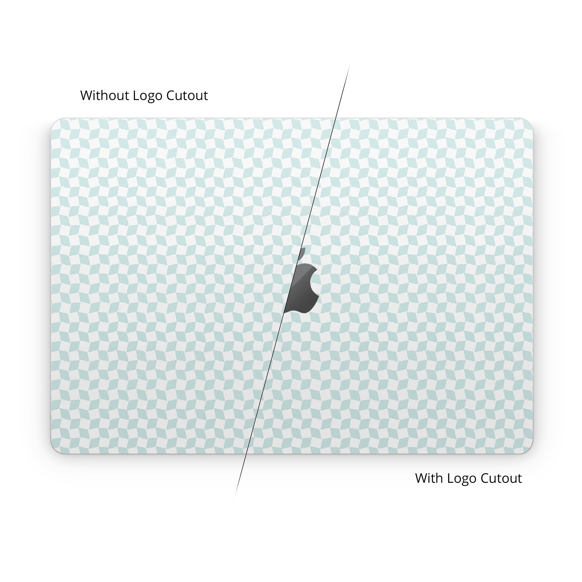 Checker Light Blue - Apple MacBook Skin