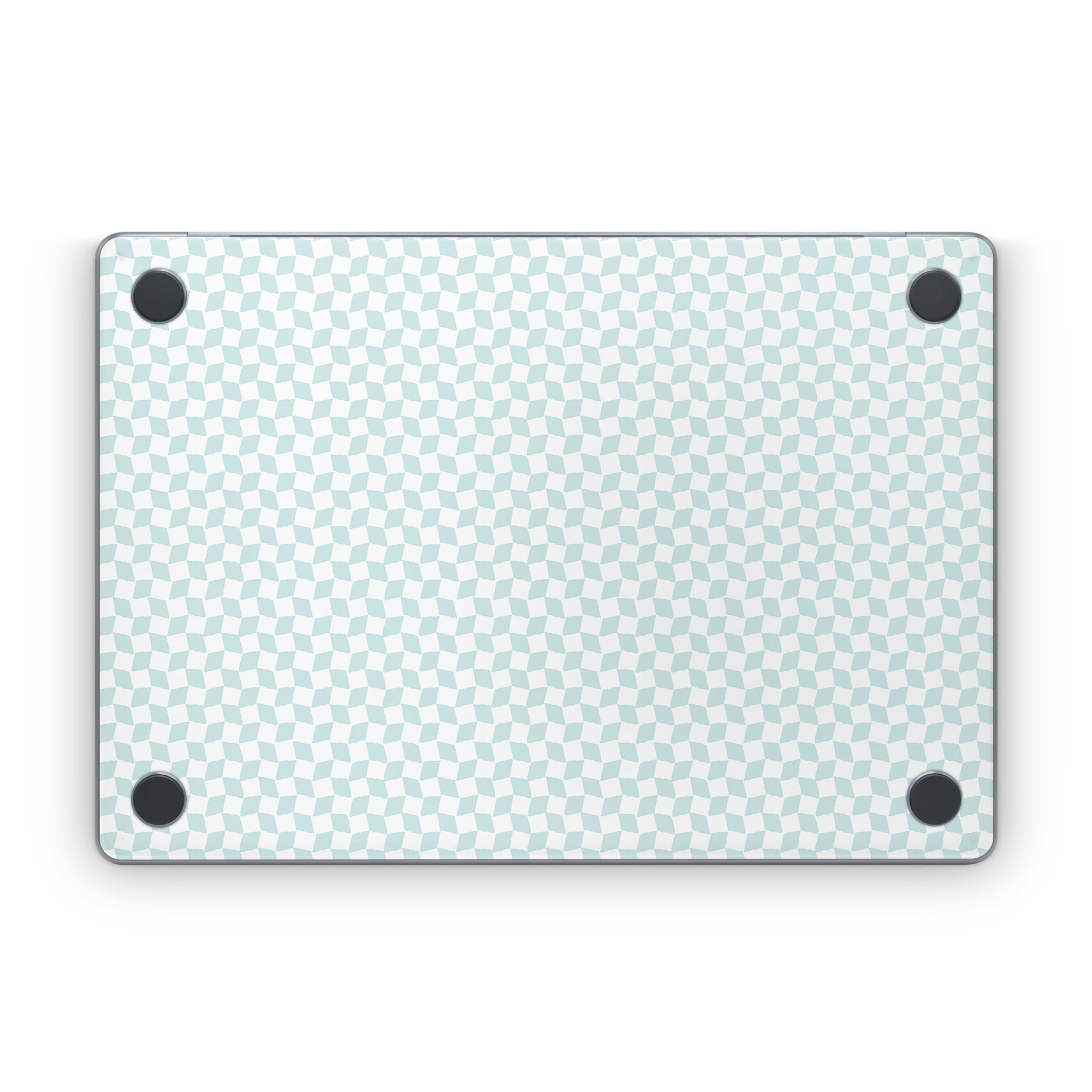 Checker Light Blue - Apple MacBook Skin