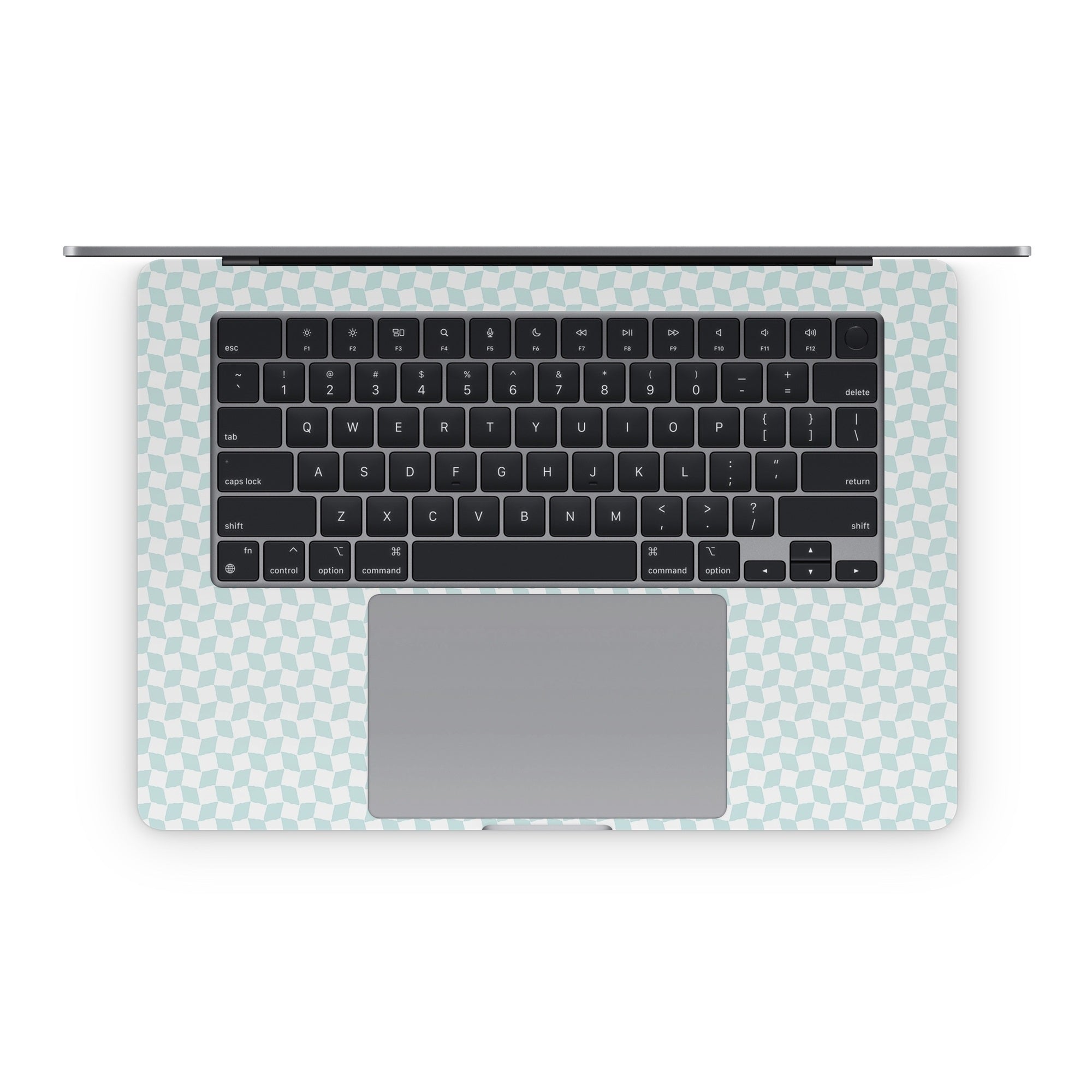 Checker Light Blue - Apple MacBook Skin