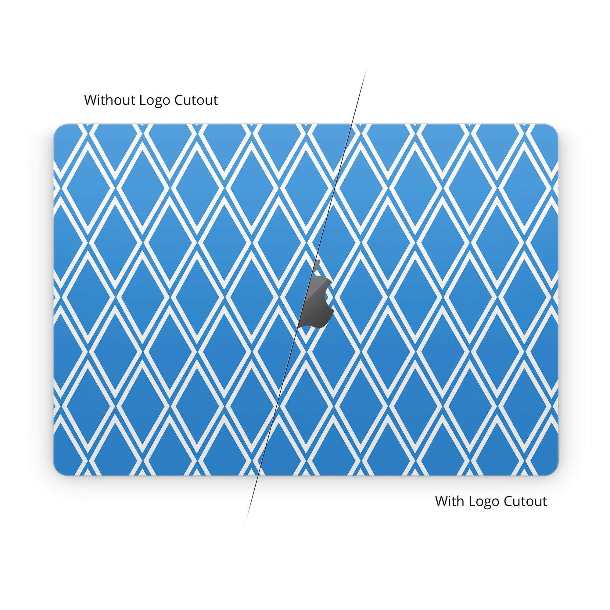 Blue Checks - Apple MacBook Skin